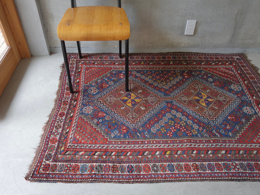 IRAN ANTIQUE SHIRAZ KHAMSEH
1800年代 150×113cm