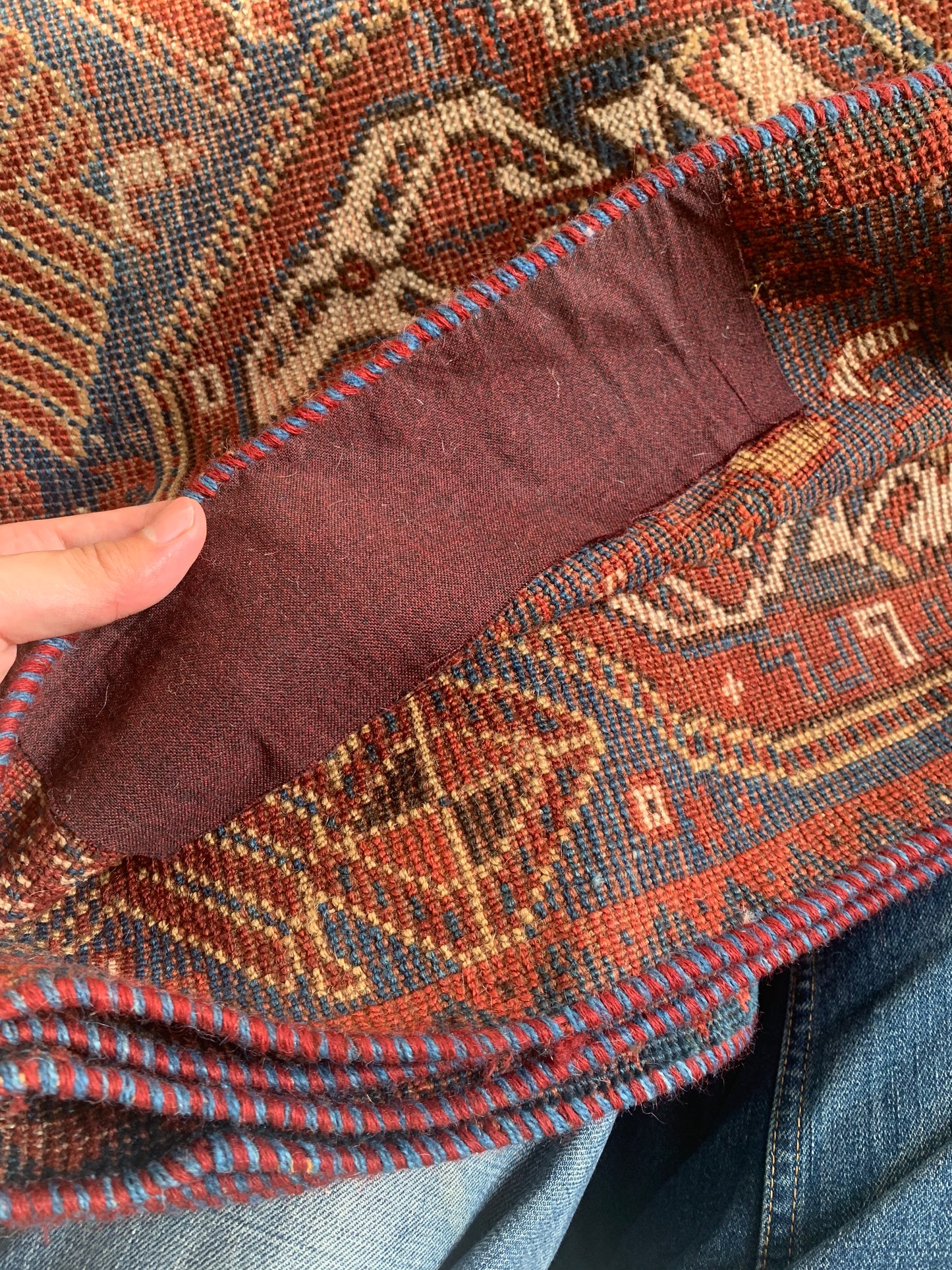 店頭販売 IRAN ANTIQUE QASHQAI SHIRAZ BOTEH JEGHEH 1800年代 237×130cm