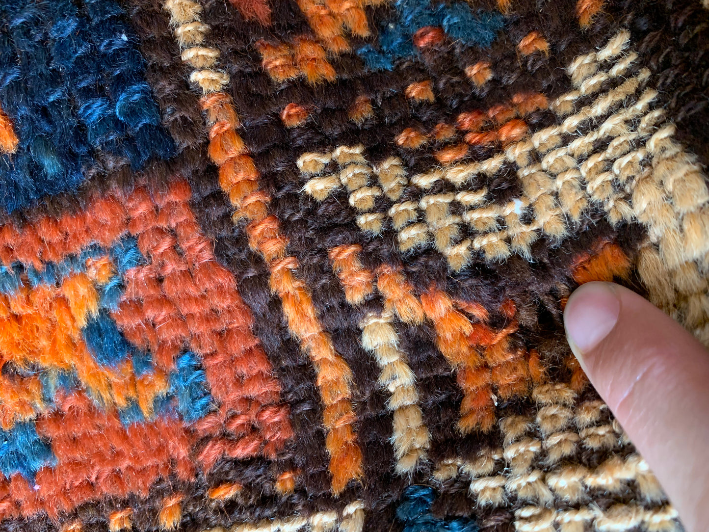 店頭販売 IRAN ANTIQUE SHIRAZ LORI 1860年代 142 × 123 cm