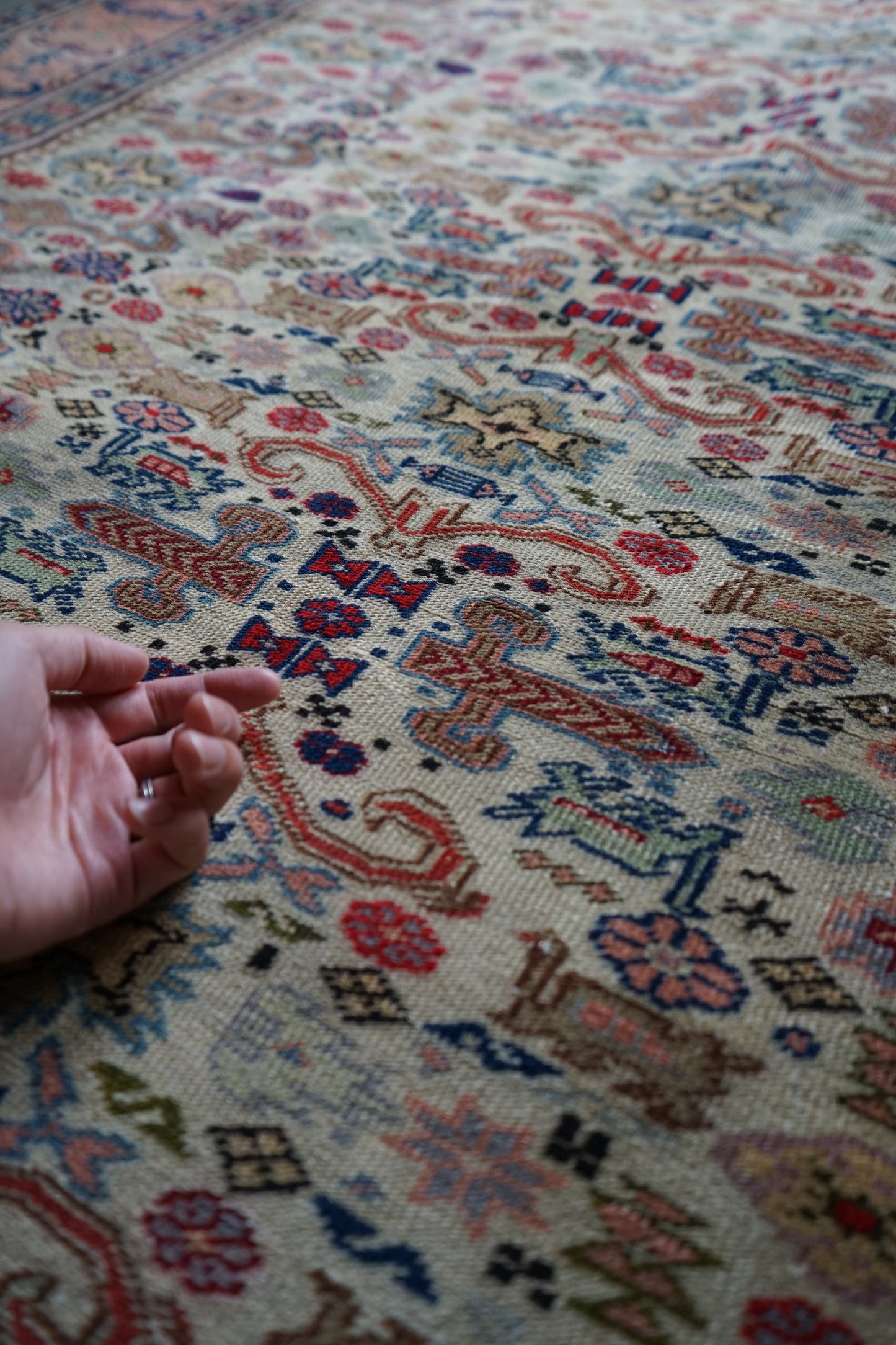 TURKEY OLD KAYSERI PINK 1950-1960年代 212 × 145 cm No.TR25190