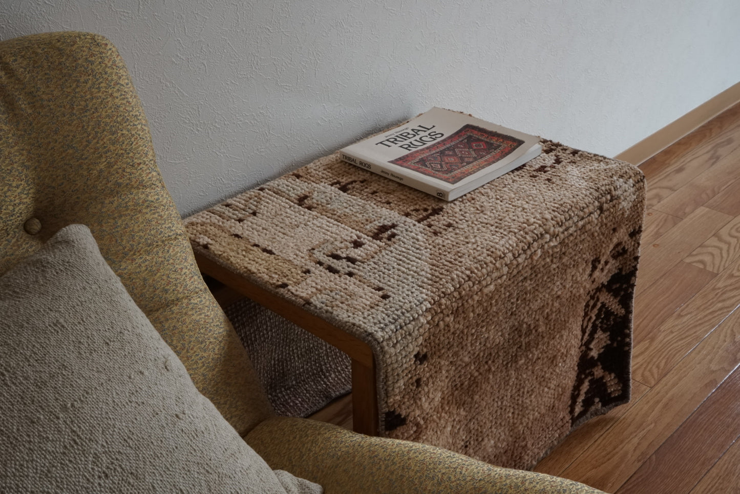 Türkiye Old Oushak Beige , Brown 1970年代 115 × 53 cm No.TR25499 / 国内送料無料