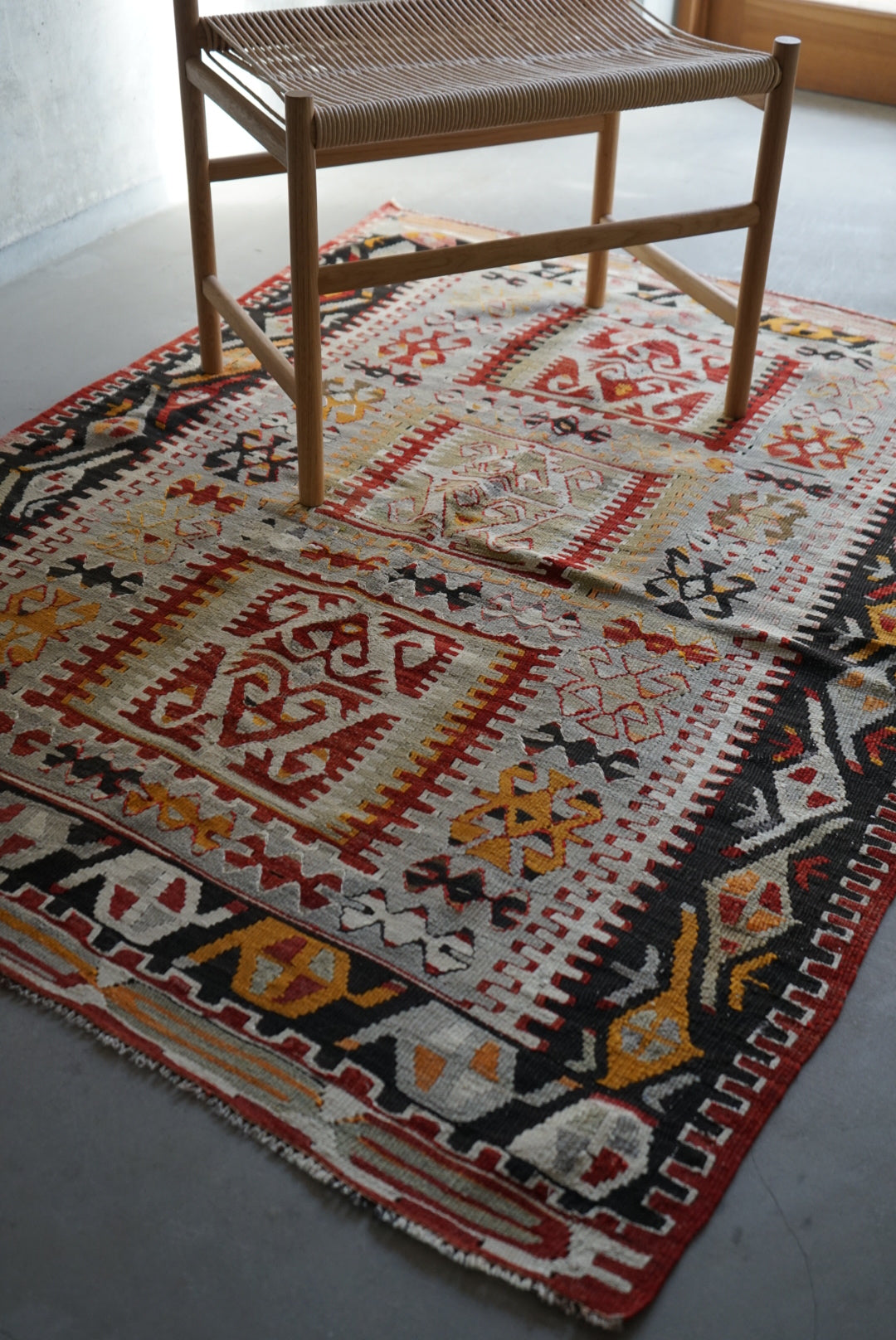 TURKEY KAYSERI OLD KILIM 1950-1960年代 159 × 116 cm