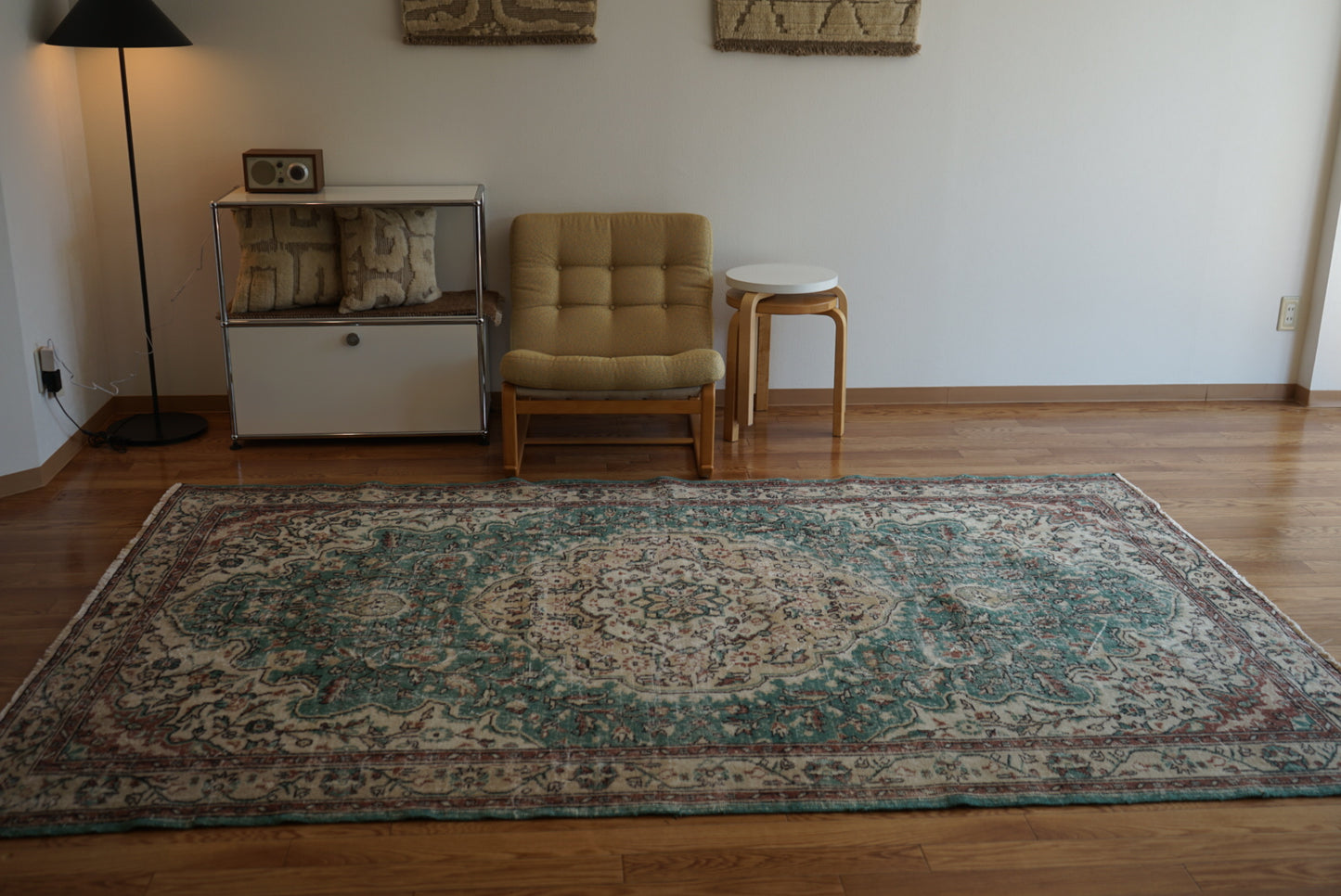 Türkiye Old Isparta EmeraldGreen 1970年代 267 × 169 cm No.TR25275