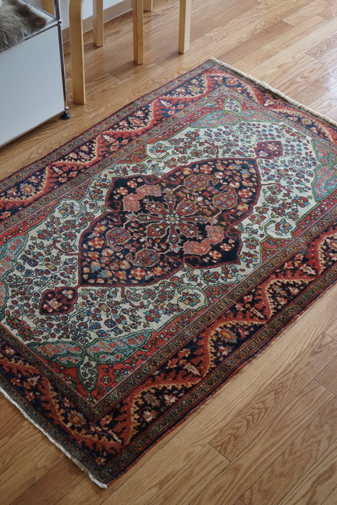 店頭販売 Türkiye Old Kemaliye Flower Medallion 1930年代 186 × 108 cm No.TR25457