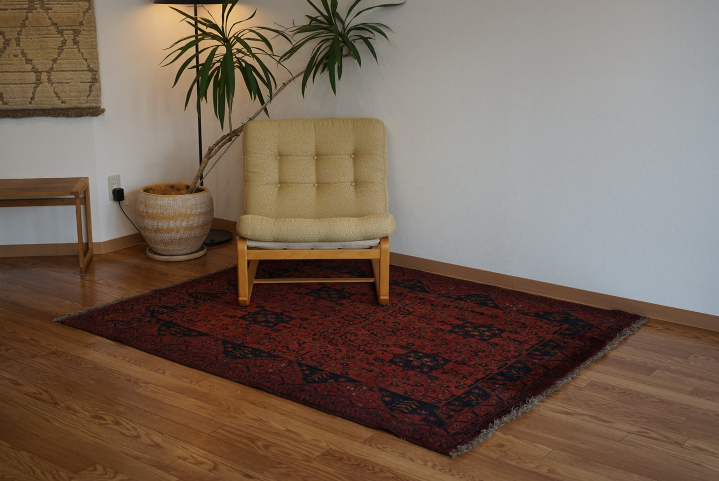 Afghanistan Old Turkmen RichRed 1970年代 177.5 × 142.5 cm No.AF2524