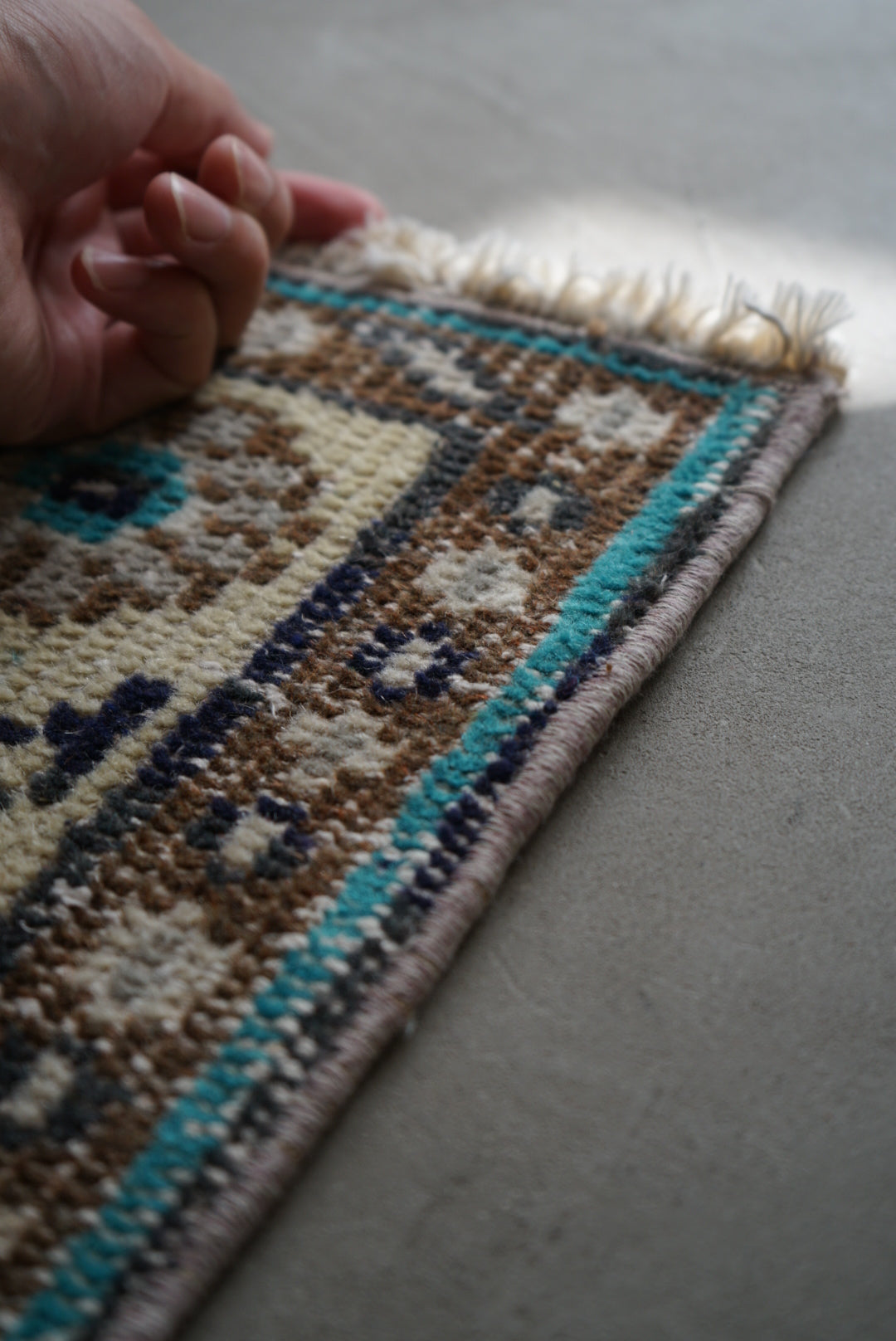 TURKEY OLD ISPARTA GREY 1970年代 223 × 136 cm No.TR25146