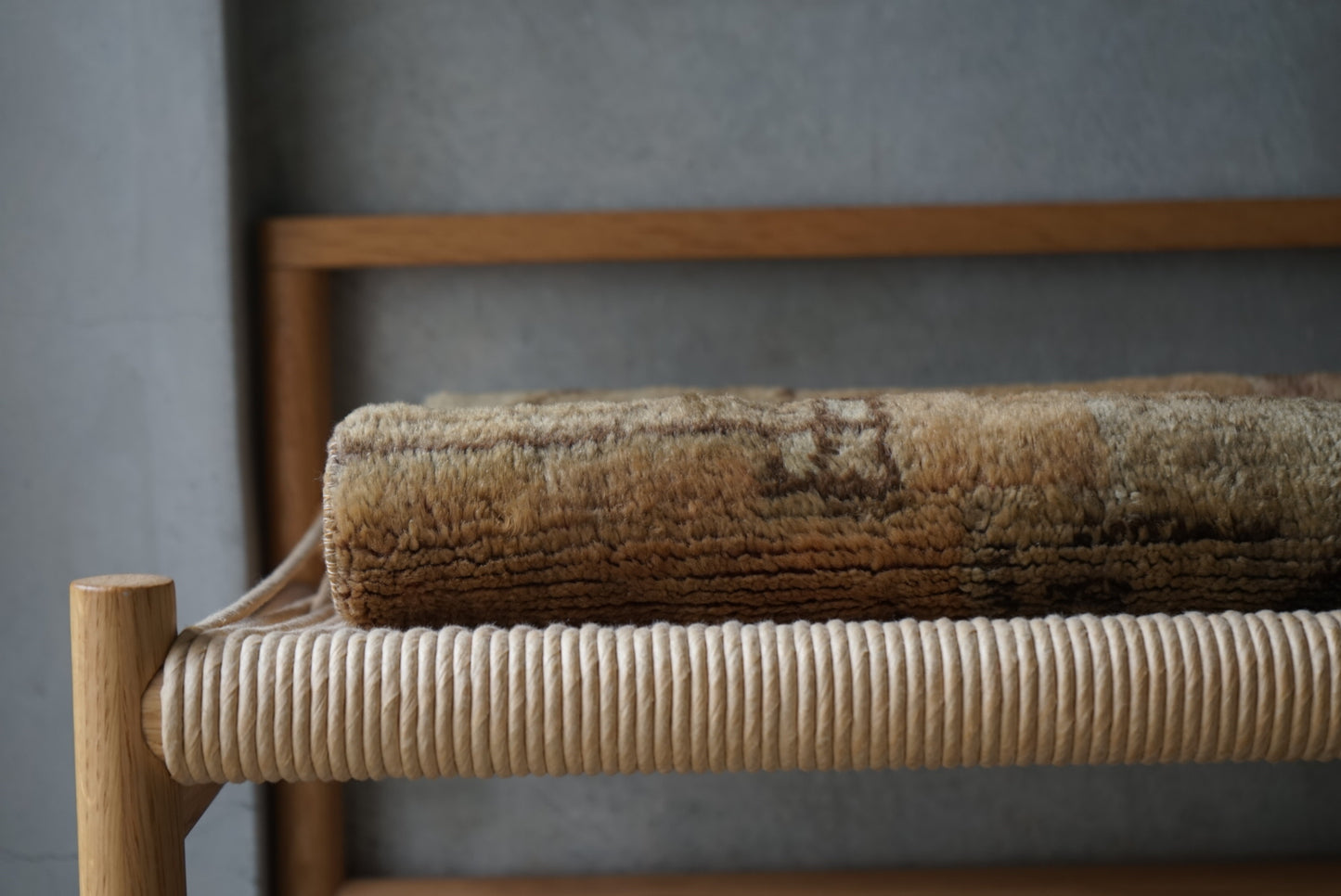 Türkiye Old Oushak Beige Fragment Runner  1970年代  152 × 42 cm No.TR25239