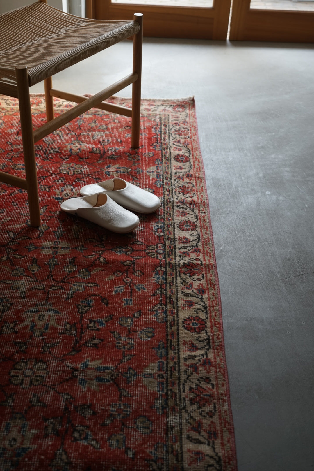 Türkiye Old Isparta Floral Red Runner 1970年代 199 × 89 cm No.TR25257