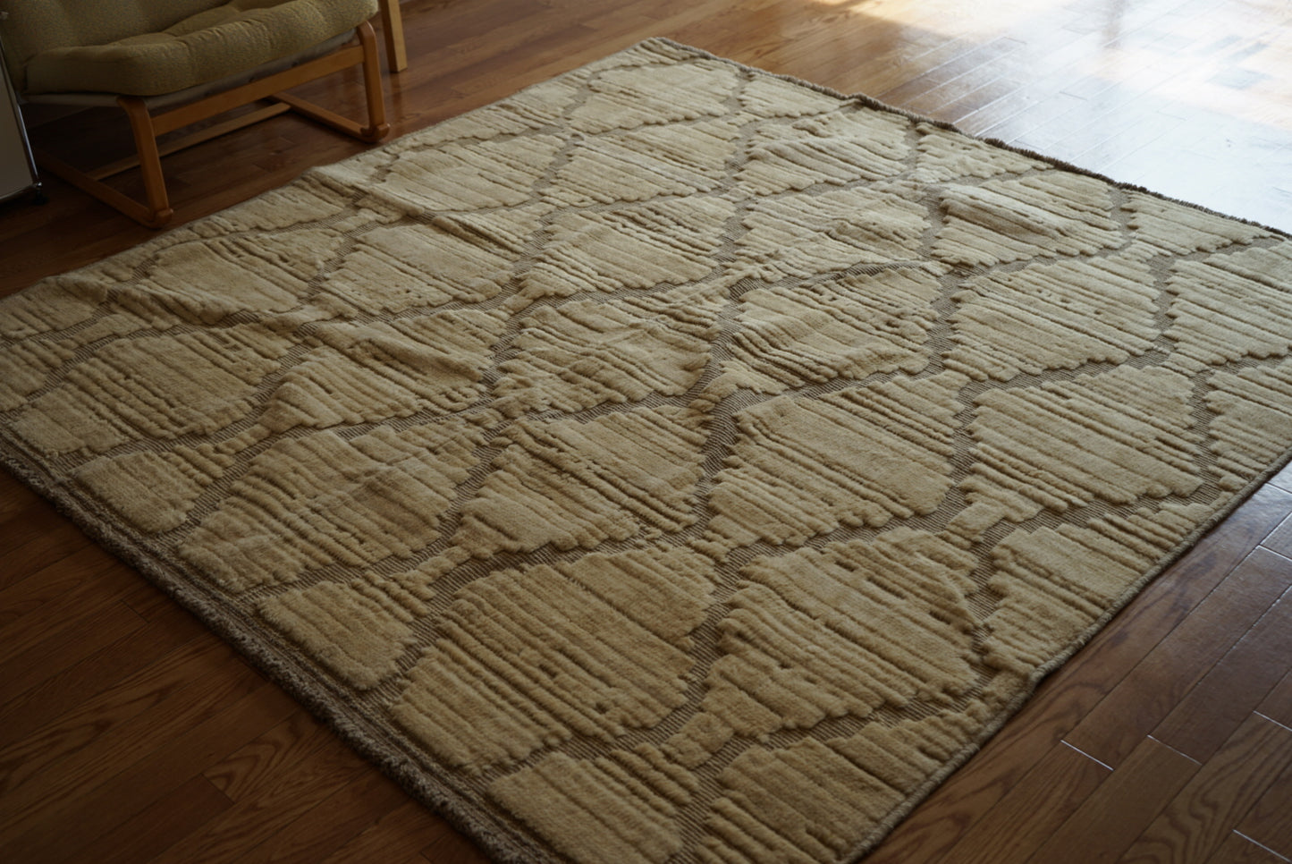 店頭販売 ORIGINAL IRAN QASHQAI KILIM LIVING SIZE " DIAMOND " 200 × 200 cm
