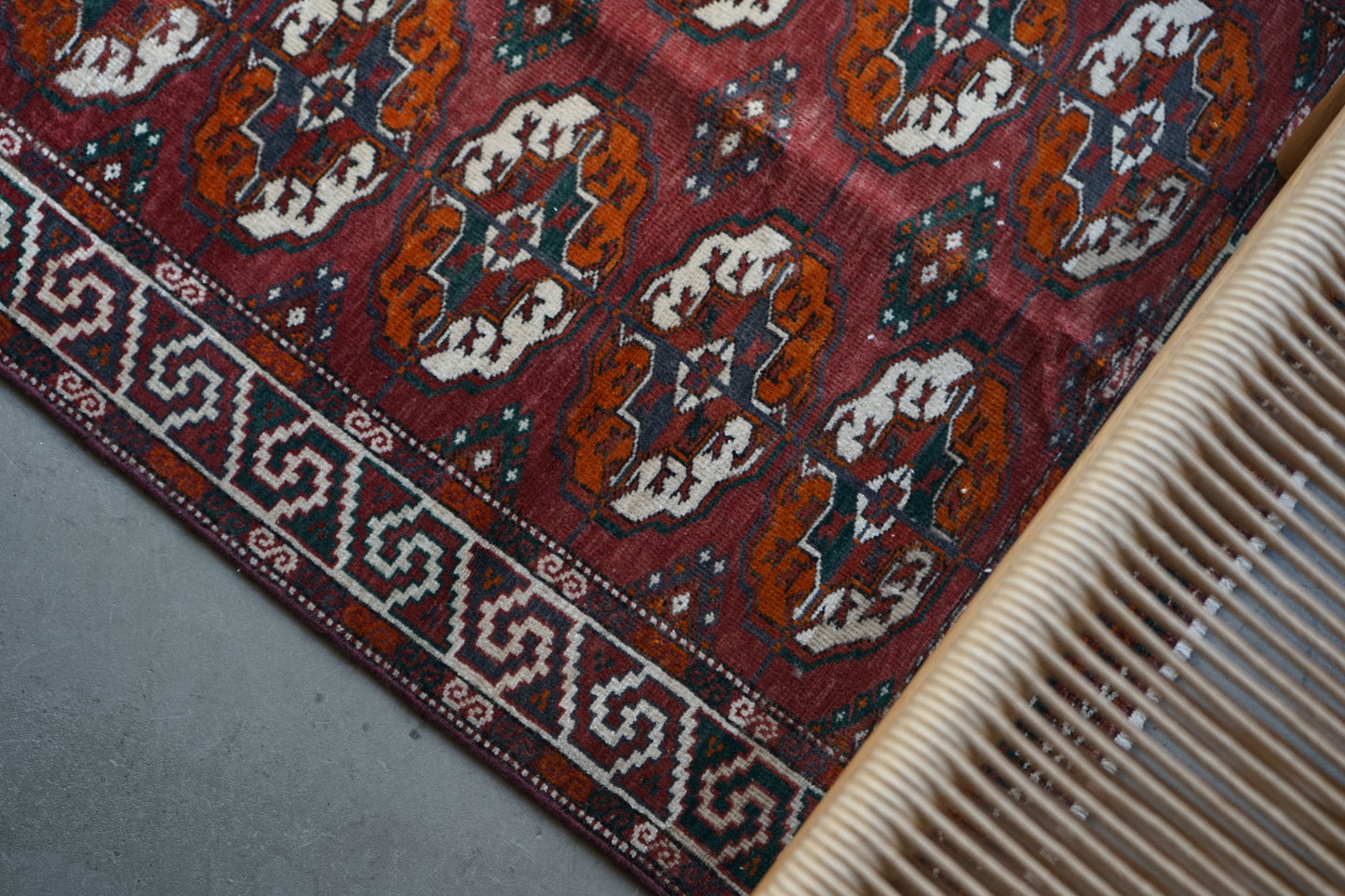 Türkiye Old Turkmen Red 1970年代 120 × 75 cm No.TR25225