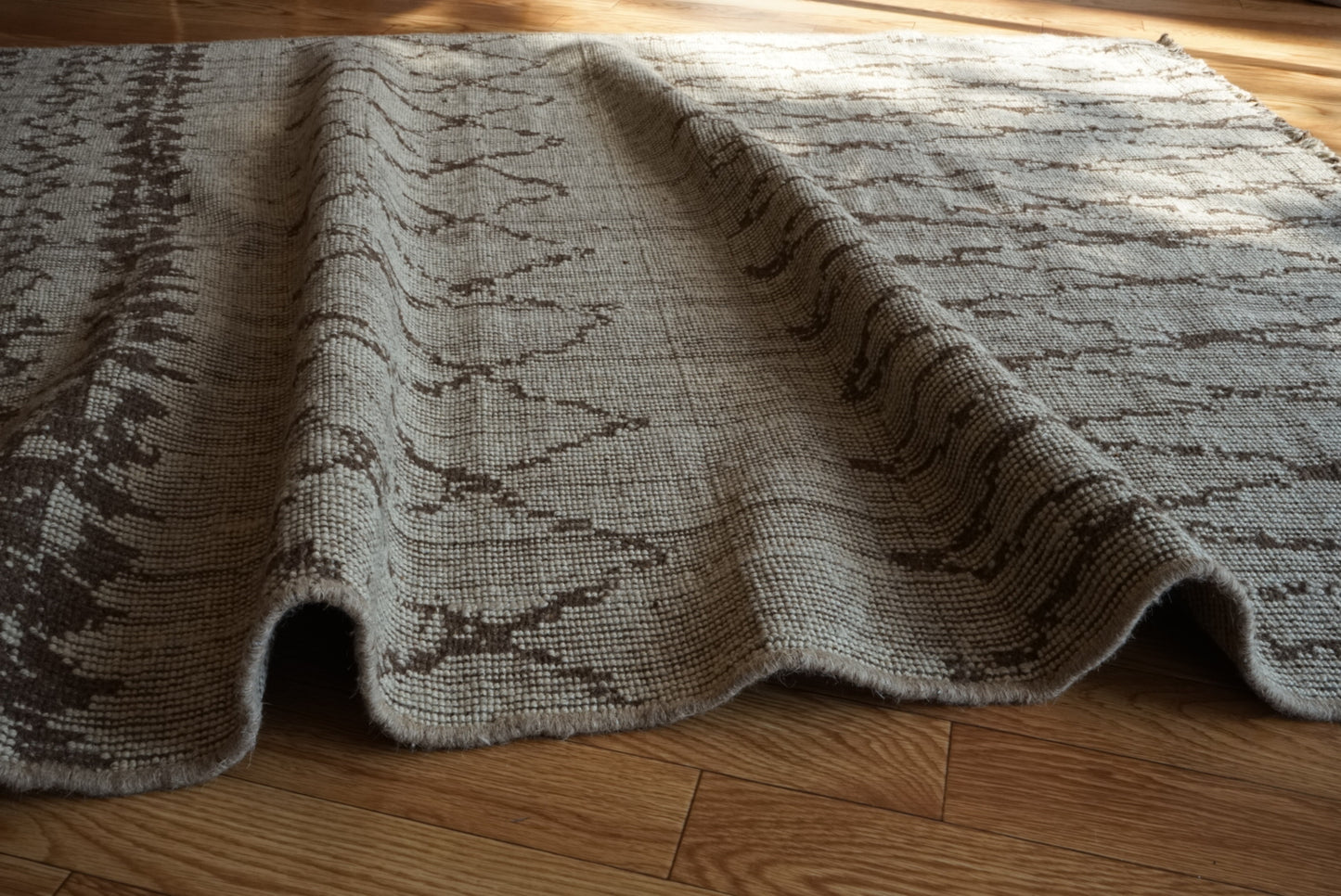 MAISON ÉTRETAT Original Iran Qashqai Kilim " Tribe " 205 × 144 cm / 国内送料無料・羊毛手織りキリム