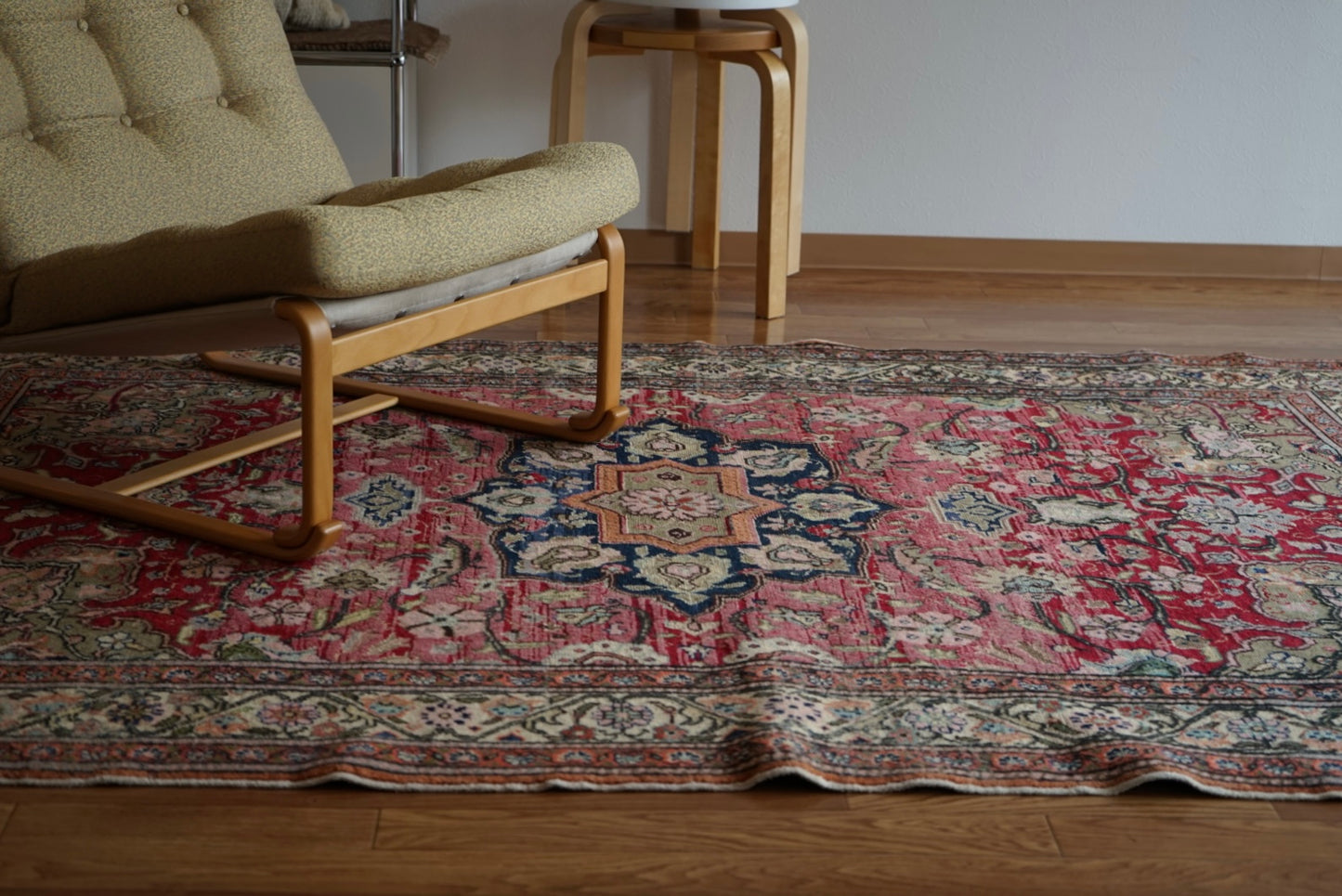 TURKEY OLD KAYSERI PINK 1950-1960年代 218 × 153 cm No.TR25192