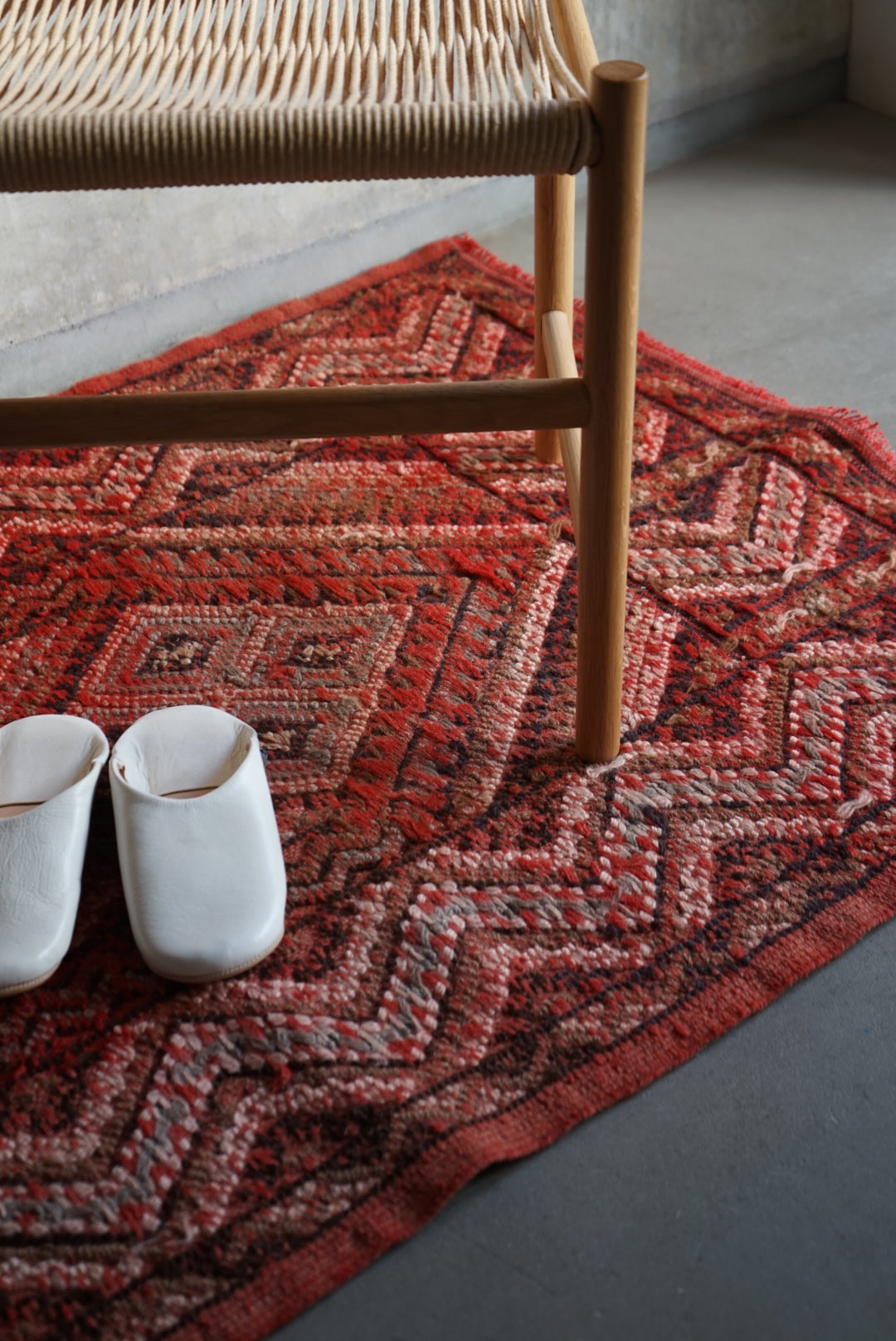 Türkiye Old Kilim Red 1970年代 180 × 88 cm No.TR25268