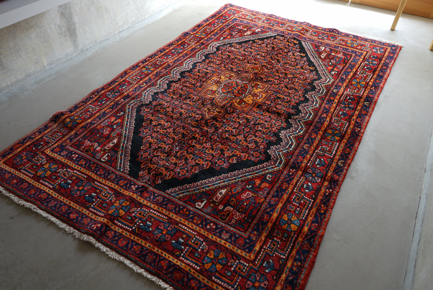 店頭販売 IRAN ANTIQUE ZANJAN 1920年代 220 × 135 cm