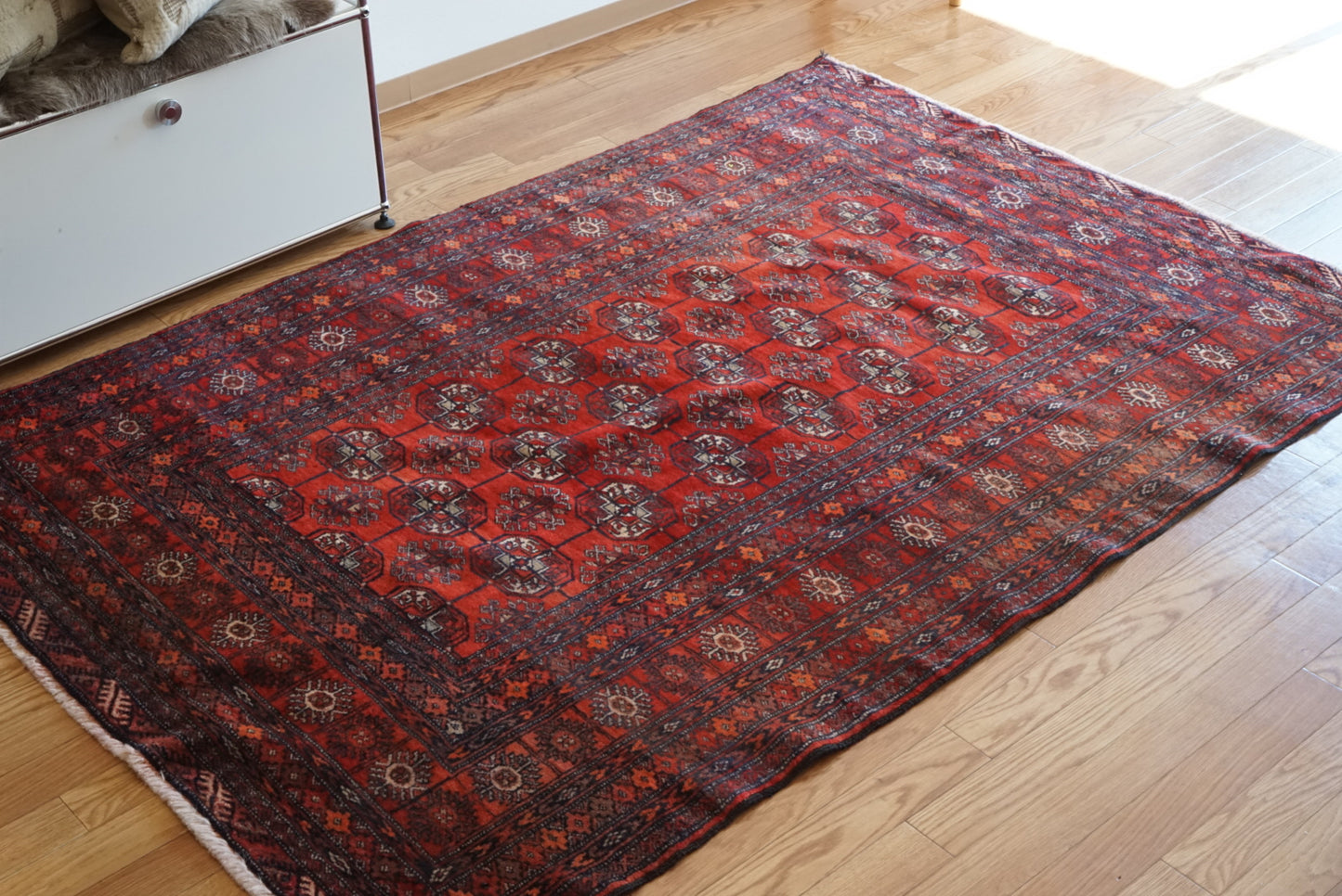 店頭販売 Afghanistan Old Turkmen 1960年代 202 × 137 cm  No.AF2532