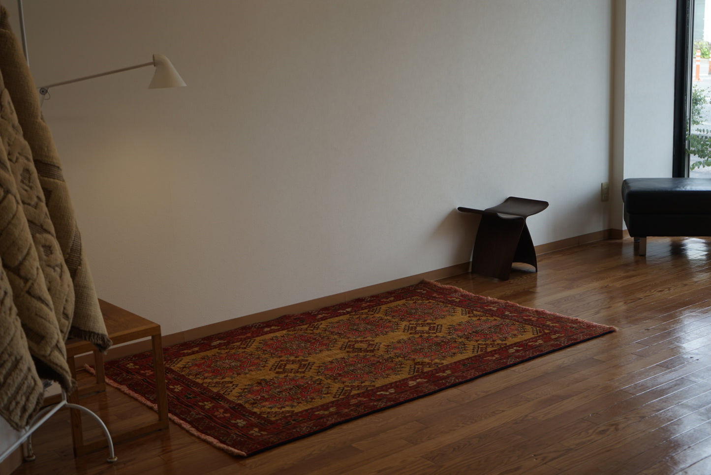 Afghanistan Old Turkmen Yellow Mustard 1950年代 188 × 123 cm No.AF2520