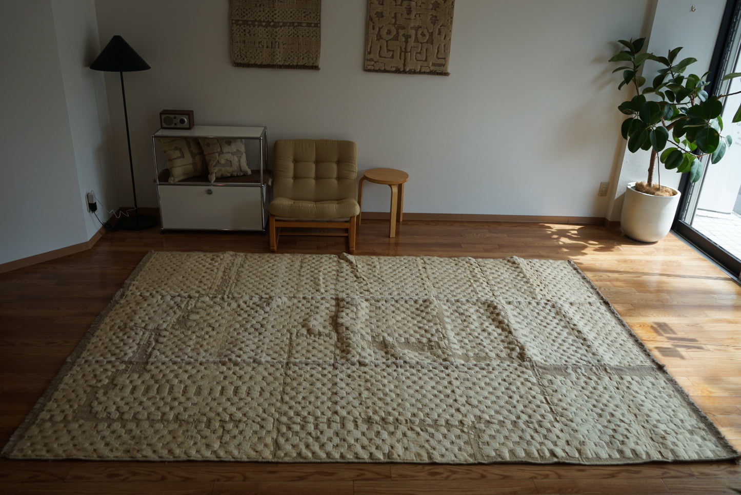 店頭販売 ORIGINAL IRAN QASHQAI KILIM LIVING MAIN SIZE " LAND " 300 × 200 cm