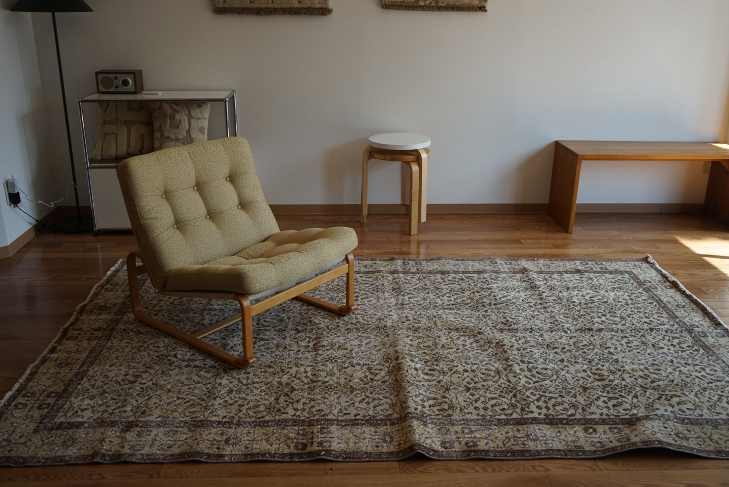 Türkiye Old Isparta Goldenbeige , Brown 1970年代 263 × 162 cm No.TR25404