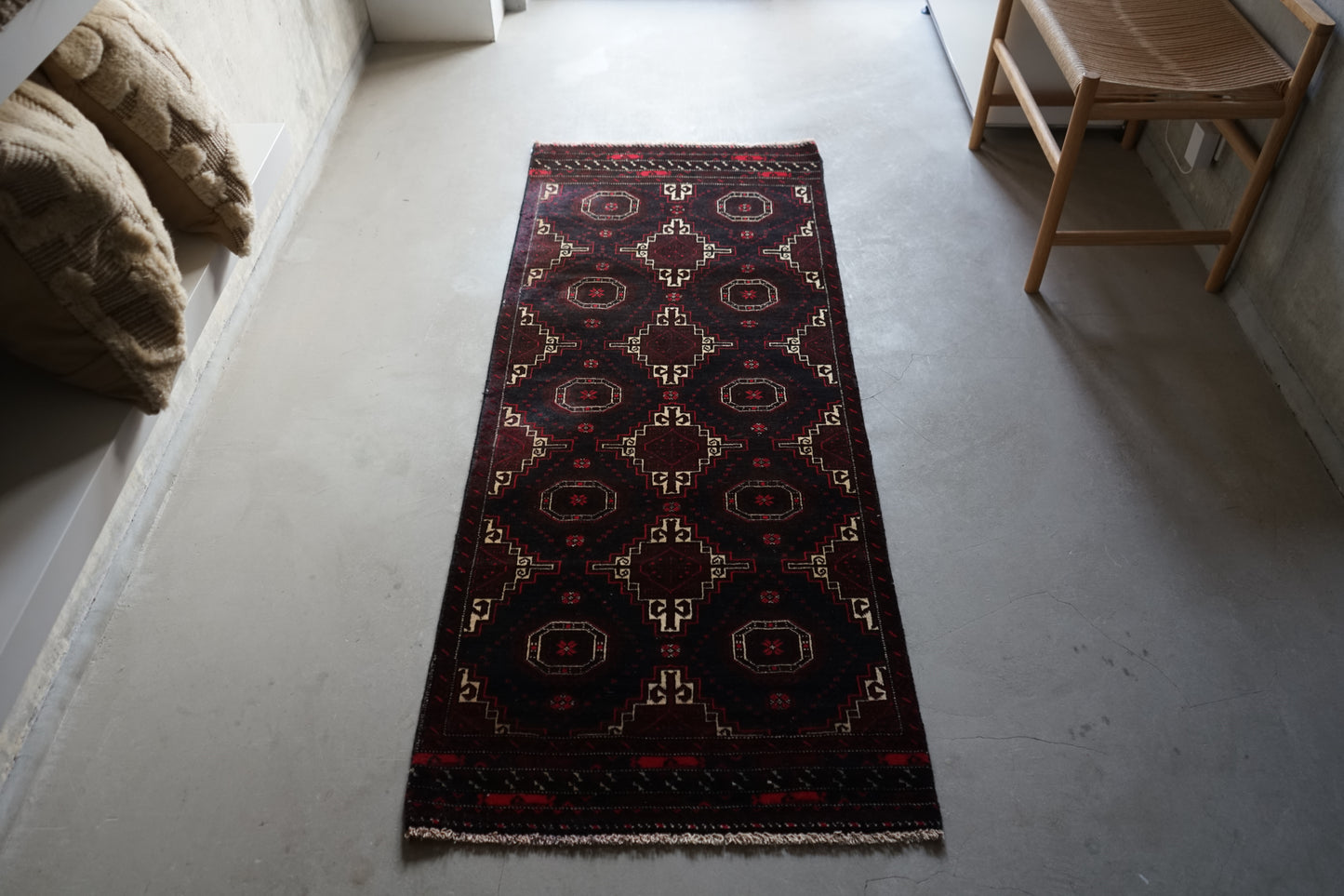 AFGHANISTAN OLD BALUCH RUNNER 1970年代 173 × 68 cm No.AF2511
