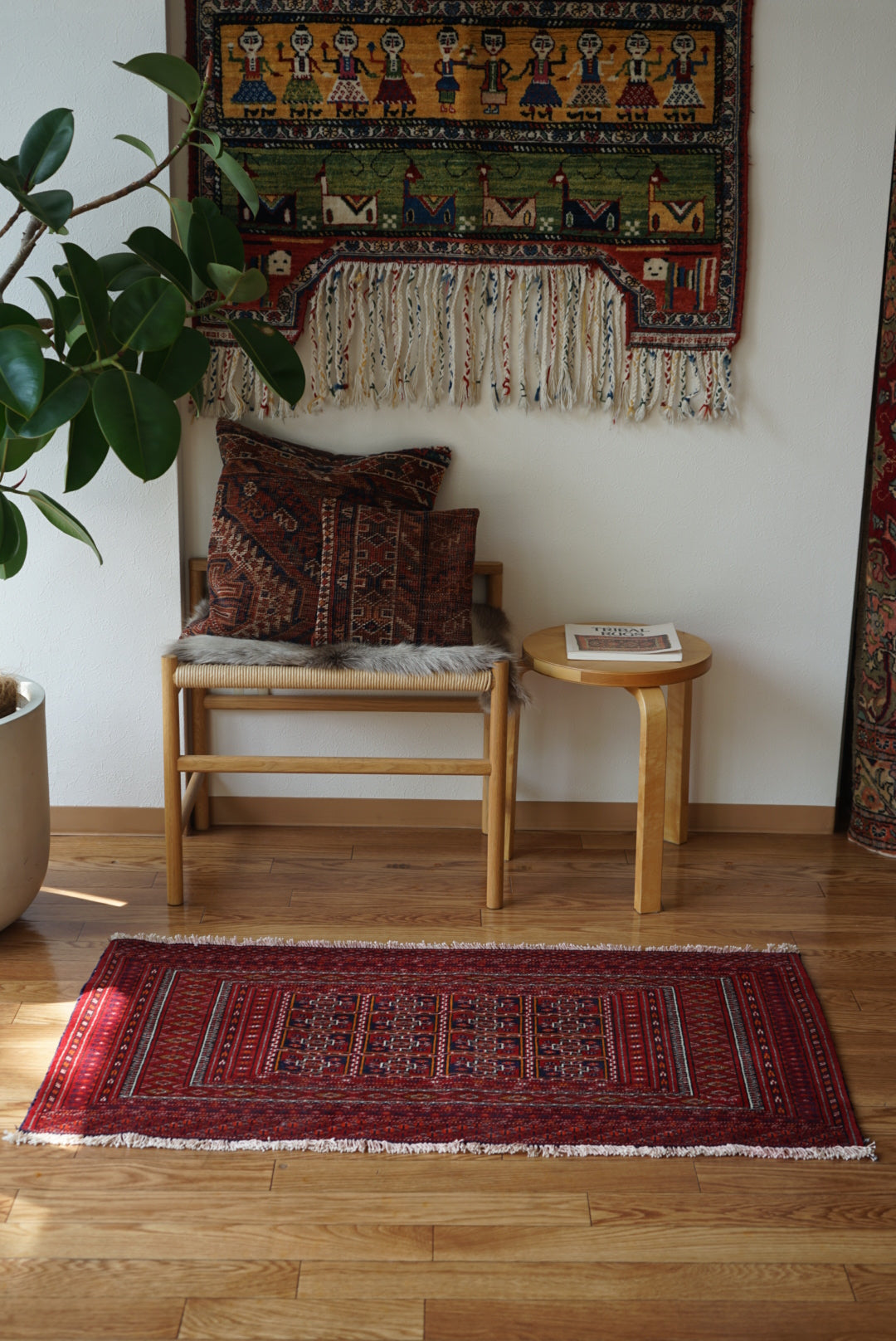 IRAN ANTIQUE TURKMEN 1910年代 118×61cm