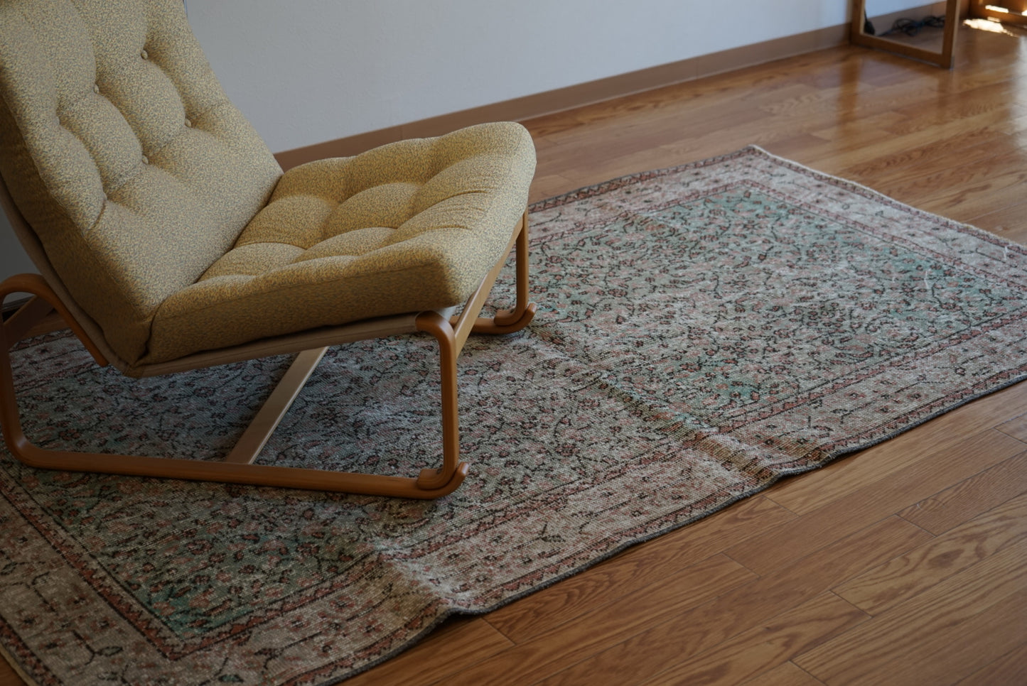 Türkiye Old Isparta Beige , Green 1970年代 203.5 × 114.5 cm No.TR25431