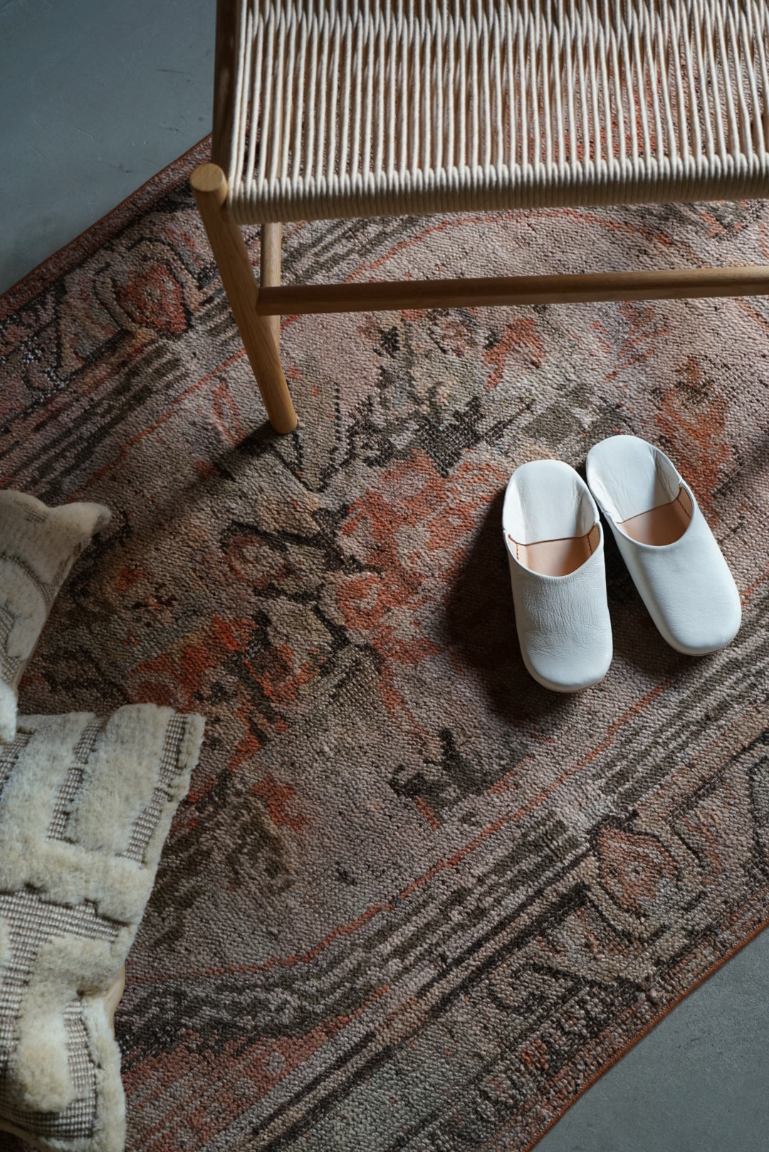 TURKEY OLD ISPARTA ROSE FLOWER 1950-1960年代 161 × 107.5 cm No.TR25129