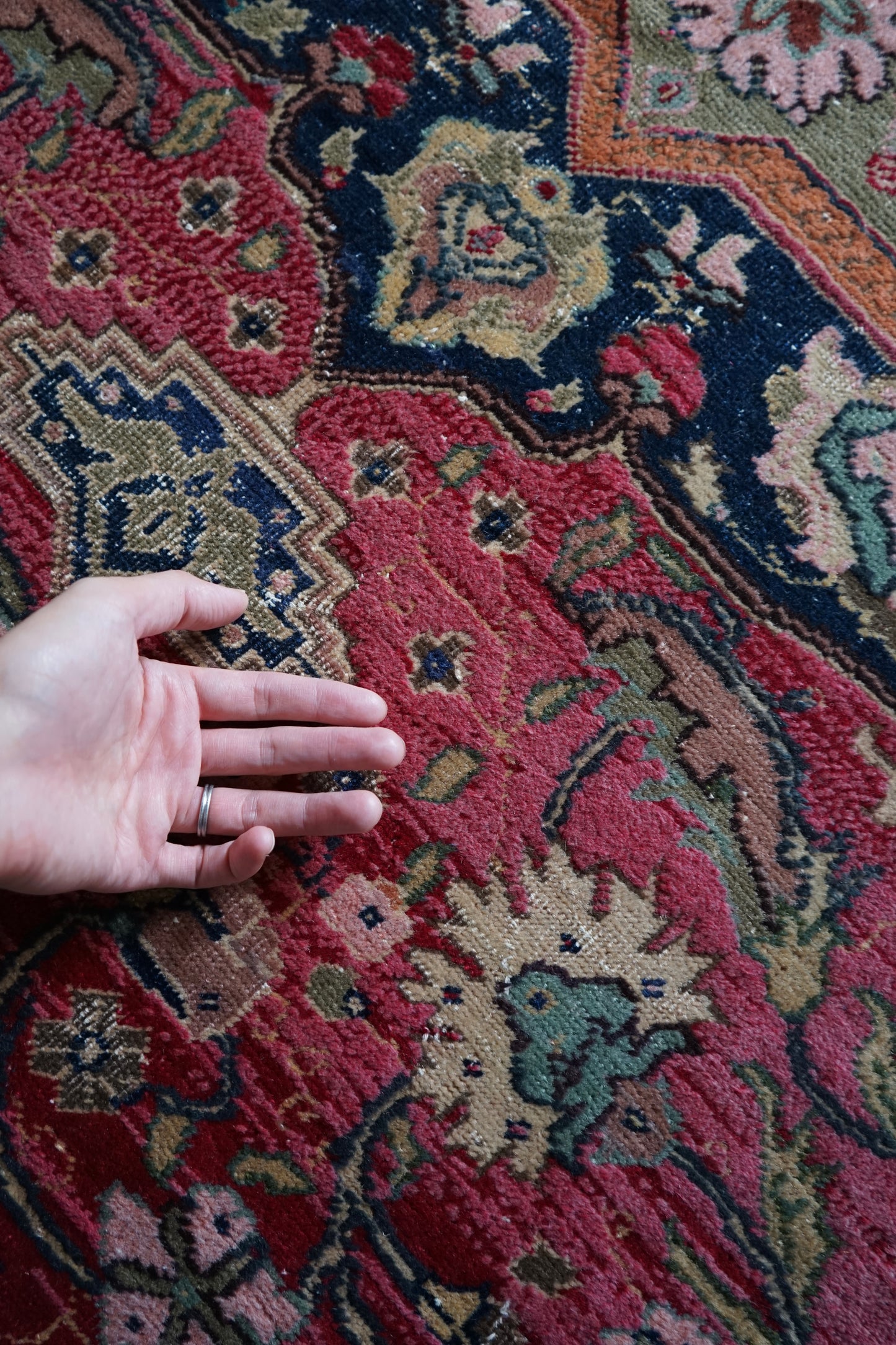 TURKEY OLD KAYSERI PINK 1950-1960年代 218 × 153 cm No.TR25192