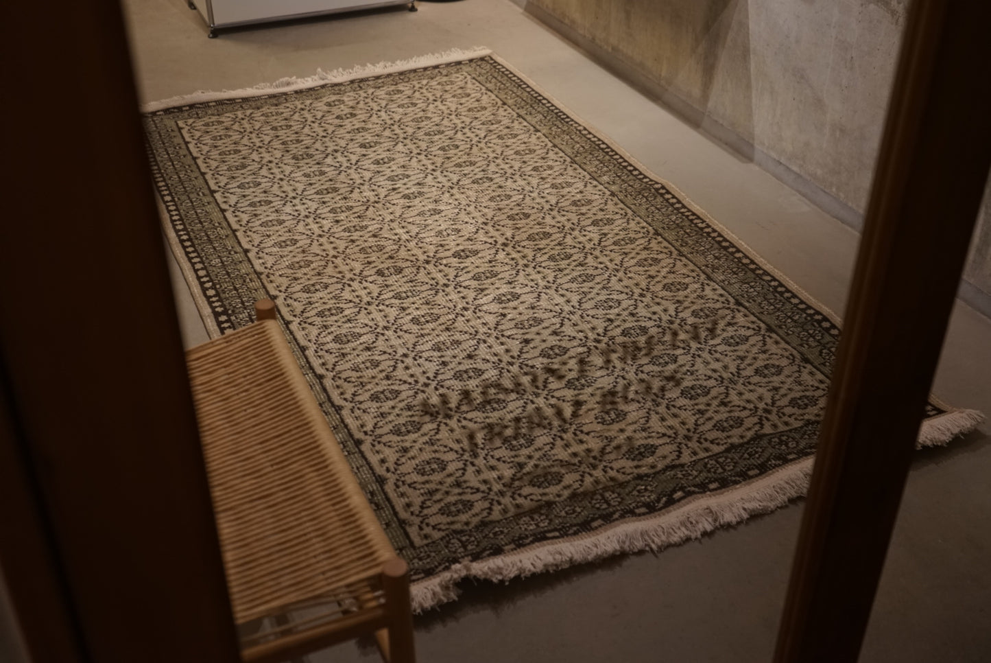 Türkiye Old Isparta Beige , Green 1970年代 219 × 127.5 cm No.TR25252