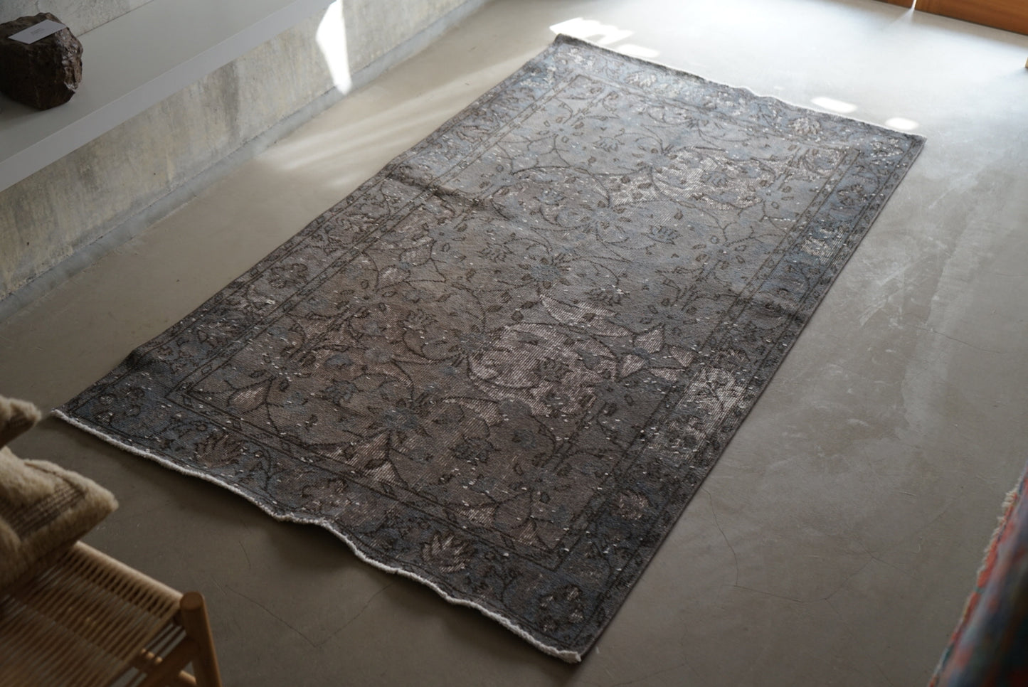 TURKEY OLD CHARCOAL GREY 1970年代 200 × 112 cm No.TR25154