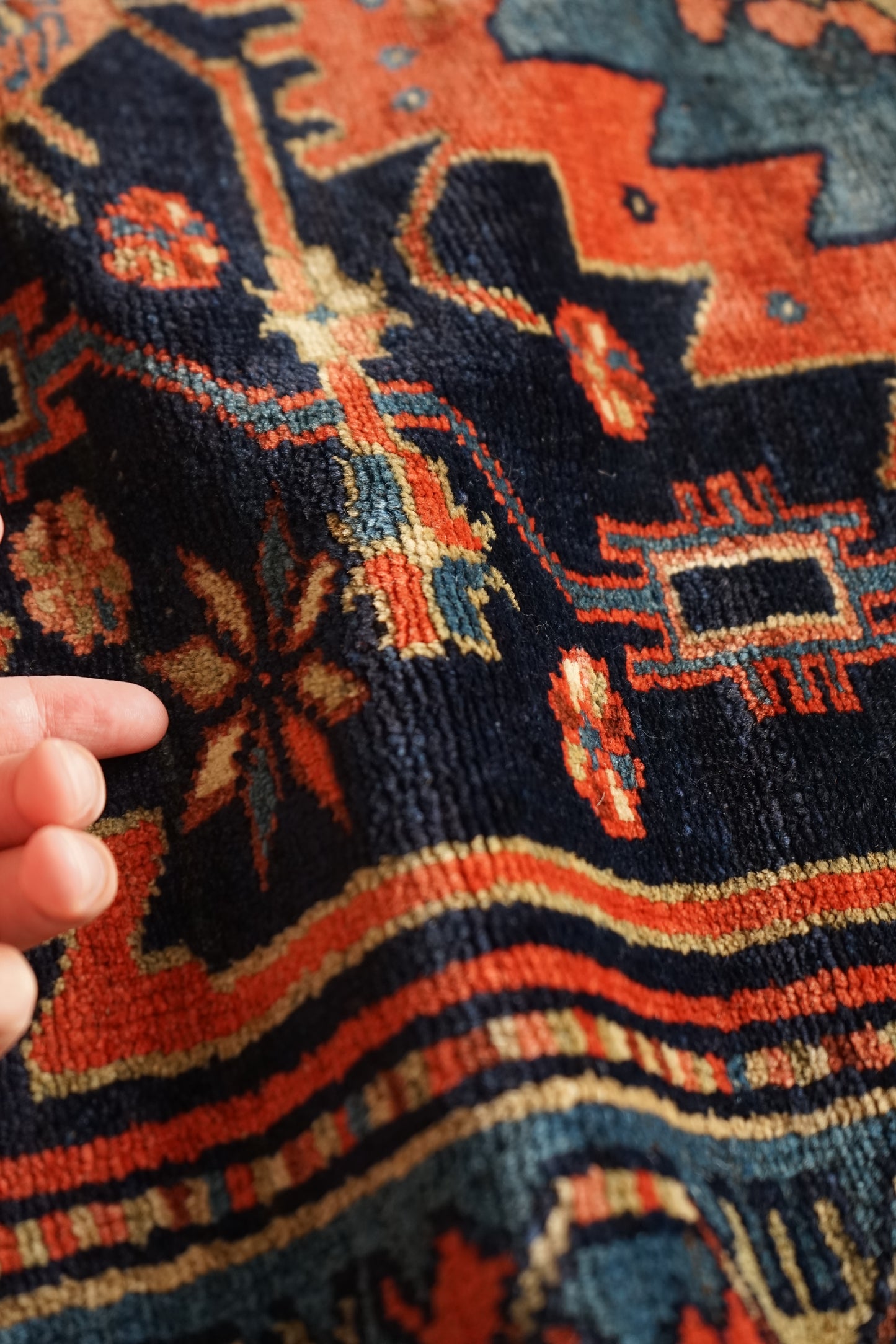 店頭販売 IRAN ANTIQUE BAKHTIARI 1820-1840年代 151 × 101 cm