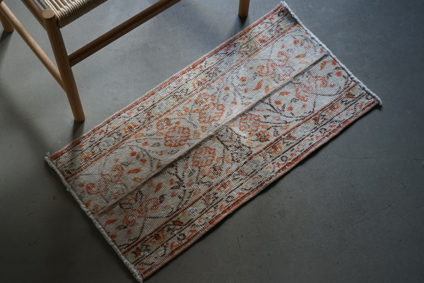 TURKEY VINTAGE SMALL RUG PATCHWORK 80 × 41 cm No.TR25163