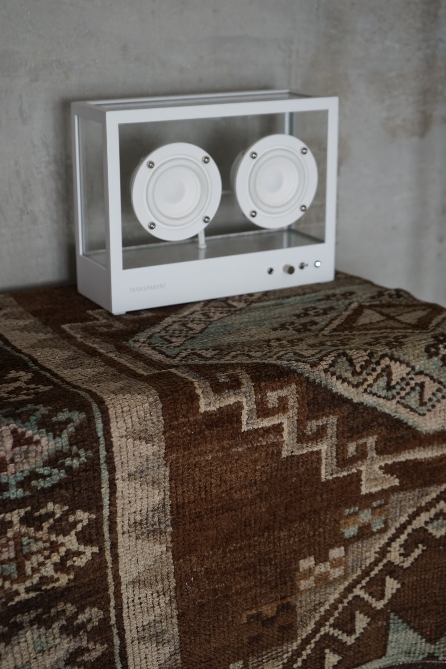 TURKEY VINTAGE SMALL BROWN RUG 93.5 × 70 cm No.TR25167