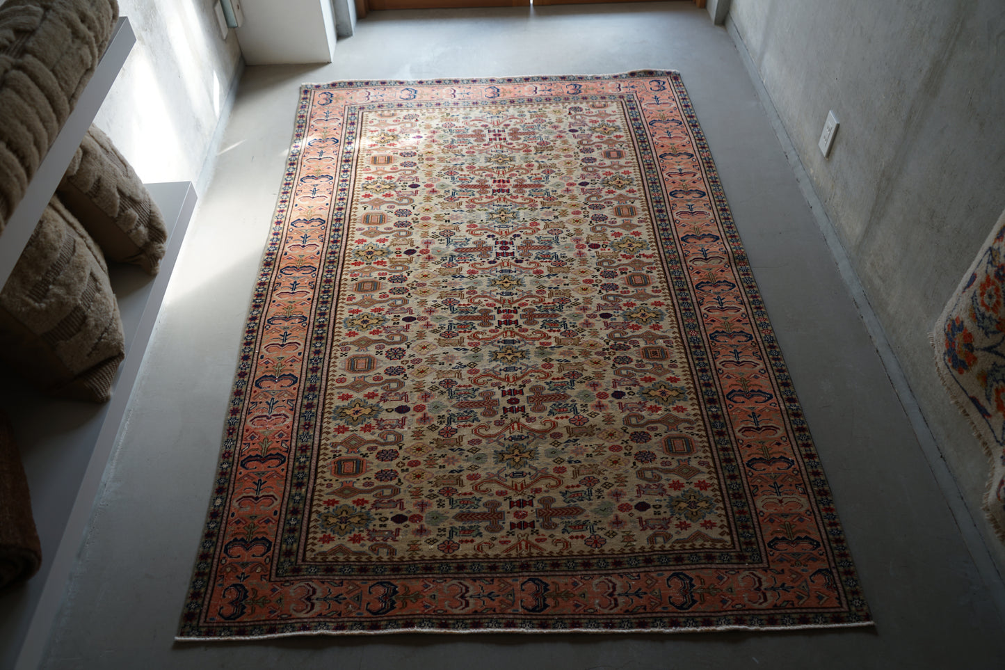 TURKEY OLD KAYSERI PINK 1950-1960年代 212 × 145 cm No.TR25190