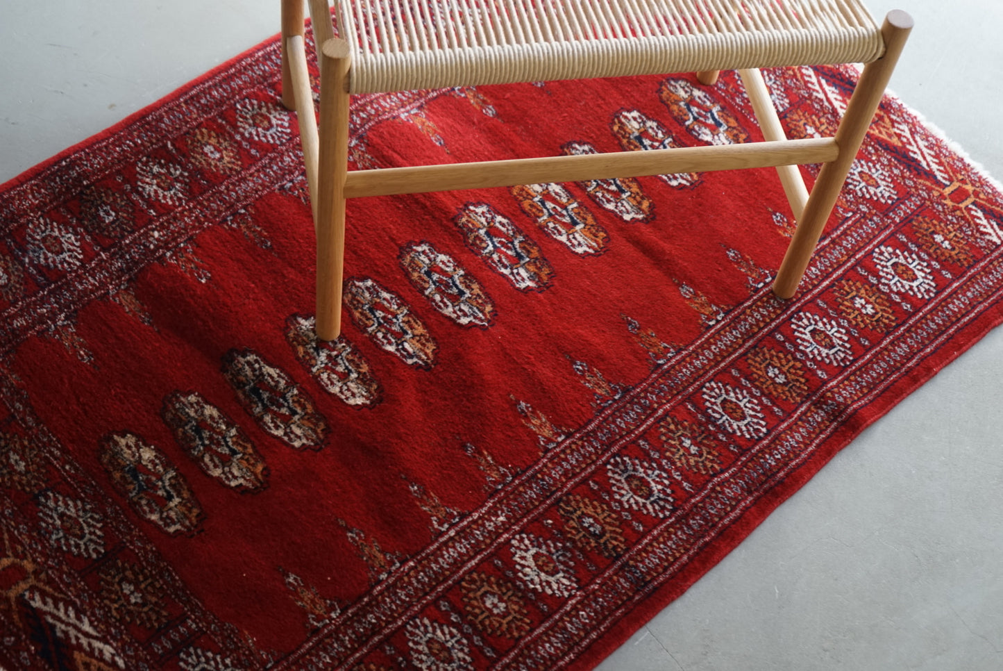 Türkiye Old Turkmen Red 1970年代 141 × 93 cm No.TR25232