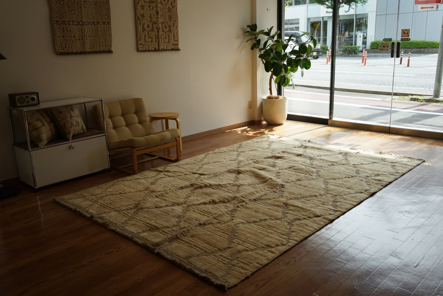 店頭販売 ORIGINAL IRAN QASHQAI KILIM LIVING MAIN SIZE " DIAMOND " 300 × 200 cm