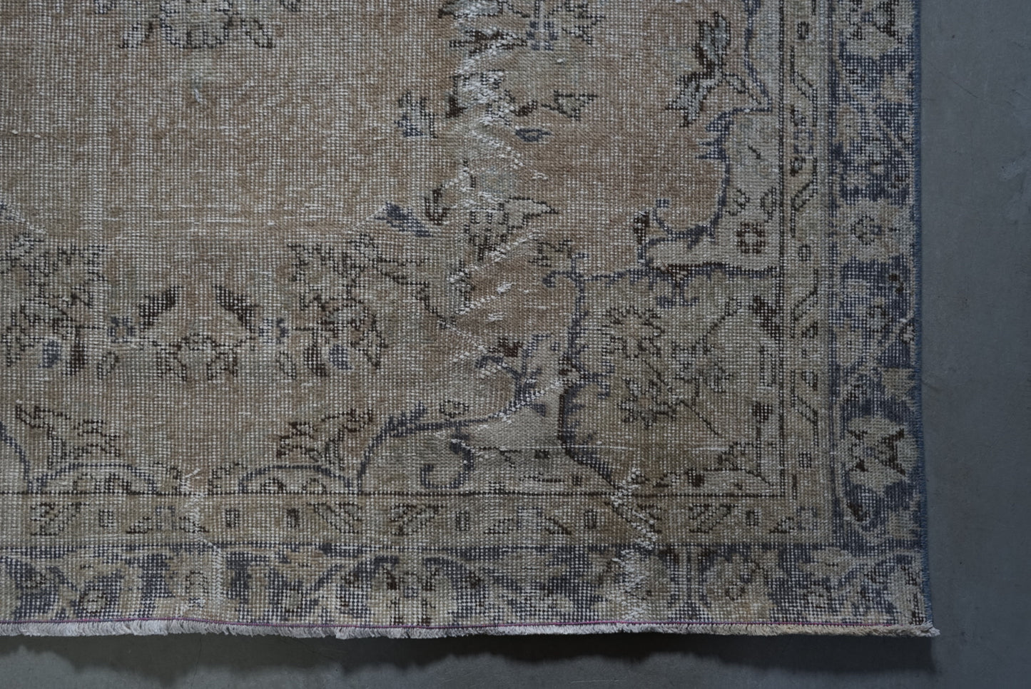 Türkiye Old Isparta Beige , BlueGlay 1970年代 267 × 169 cm No.TR25289
