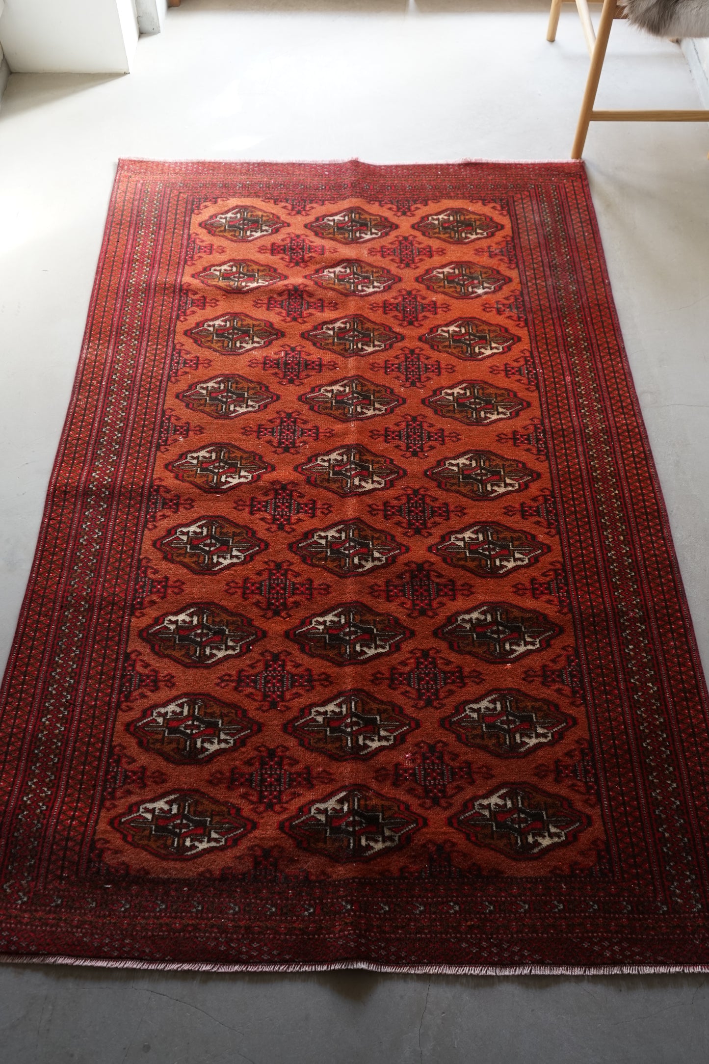 TURKEY OLD TURKMEN 1950-1970年代 195 × 123 cm No.TR2590