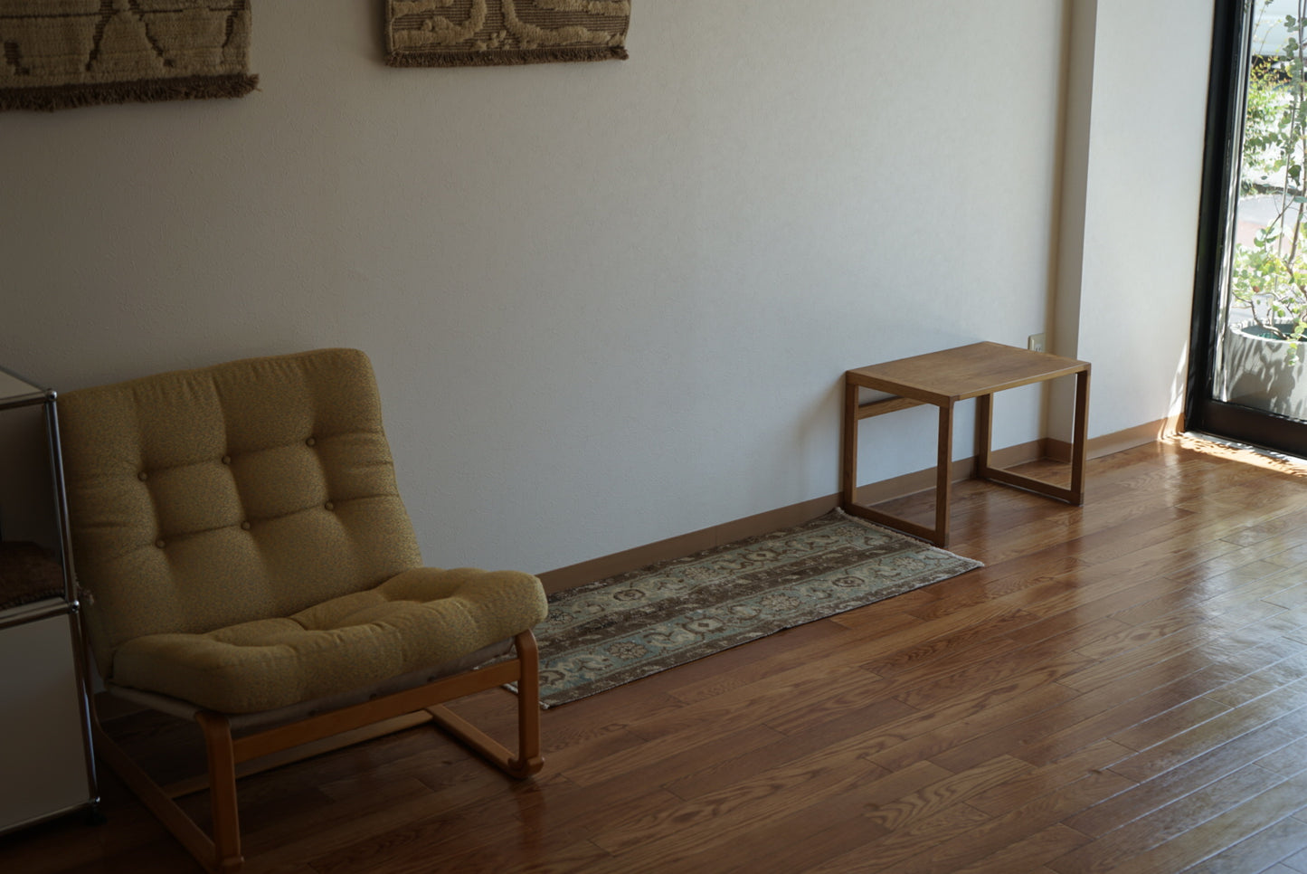 Türkiye Old Oushak Mintgreen , Brown Patchwork 1970年代 121.5 × 50 cm No.TR25409