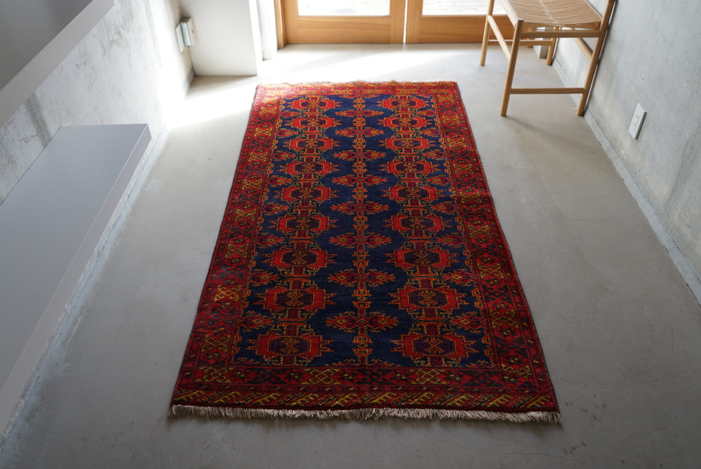 AFGHANISTAN OLD TURKMEN 1960-1970年代 195×103cm