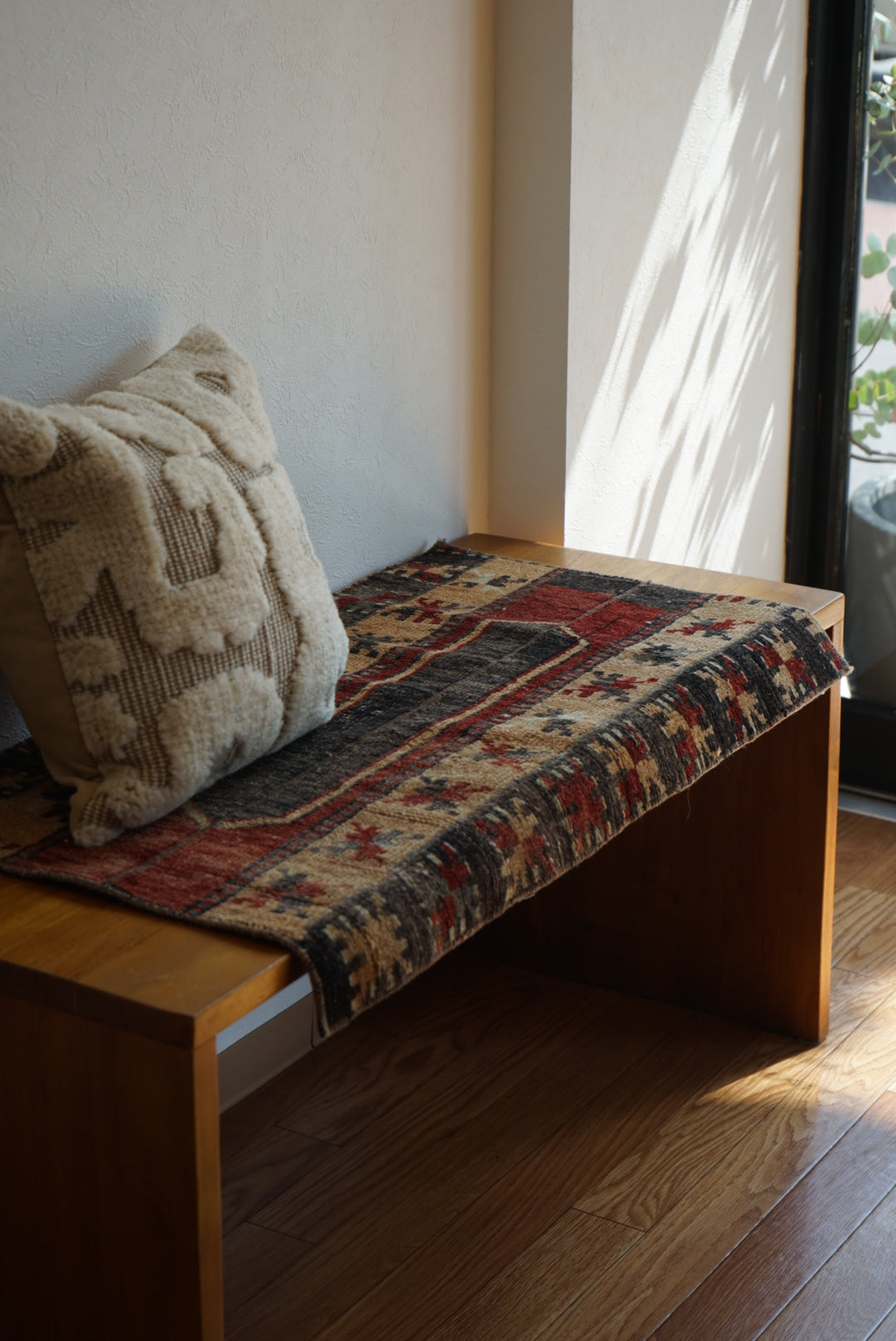 Türkiye Vintage Patchwork Black , Red , Yellow 1980年代 81 × 46 cm No.TR25405