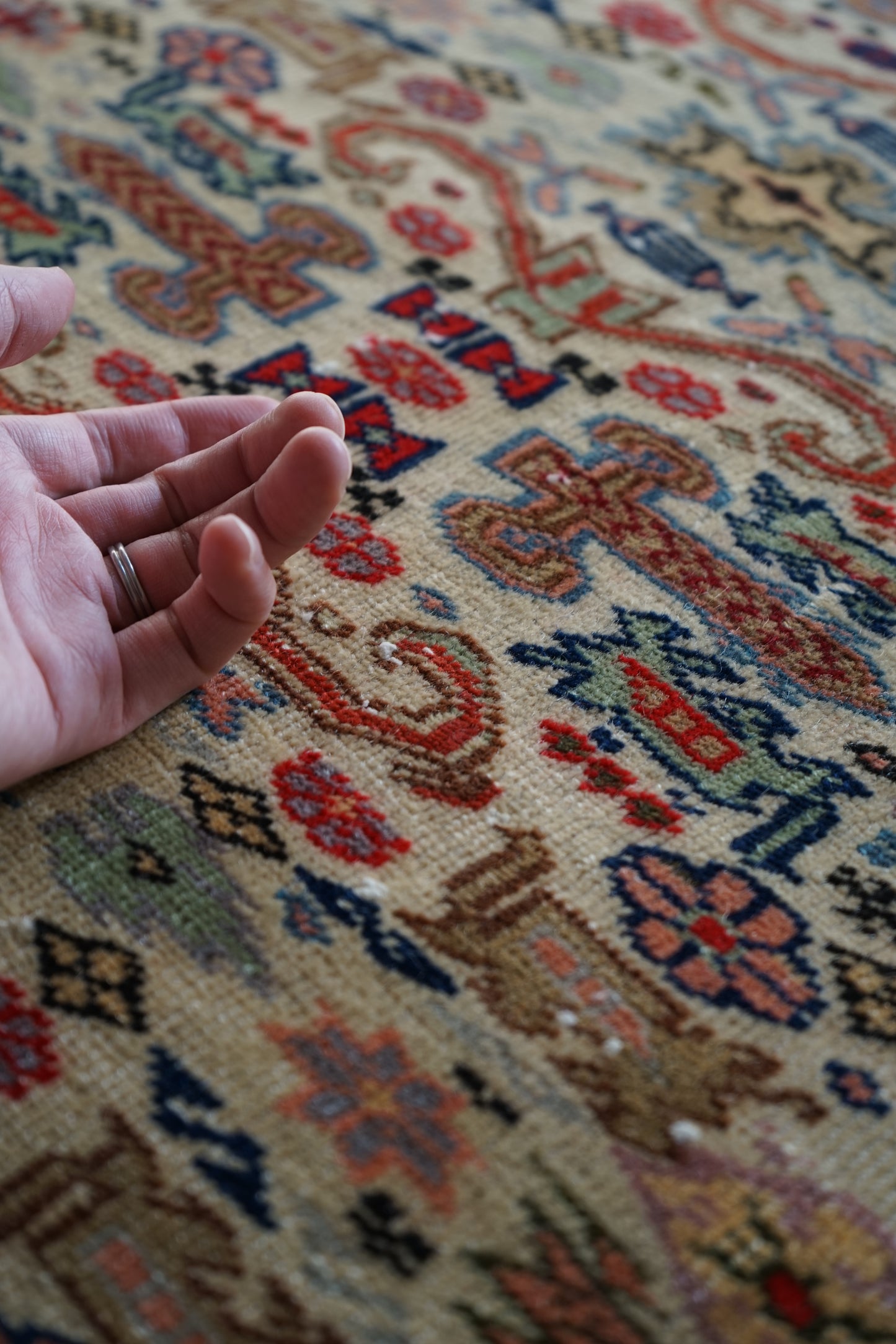 TURKEY OLD KAYSERI PINK 1950-1960年代 212 × 145 cm No.TR25190