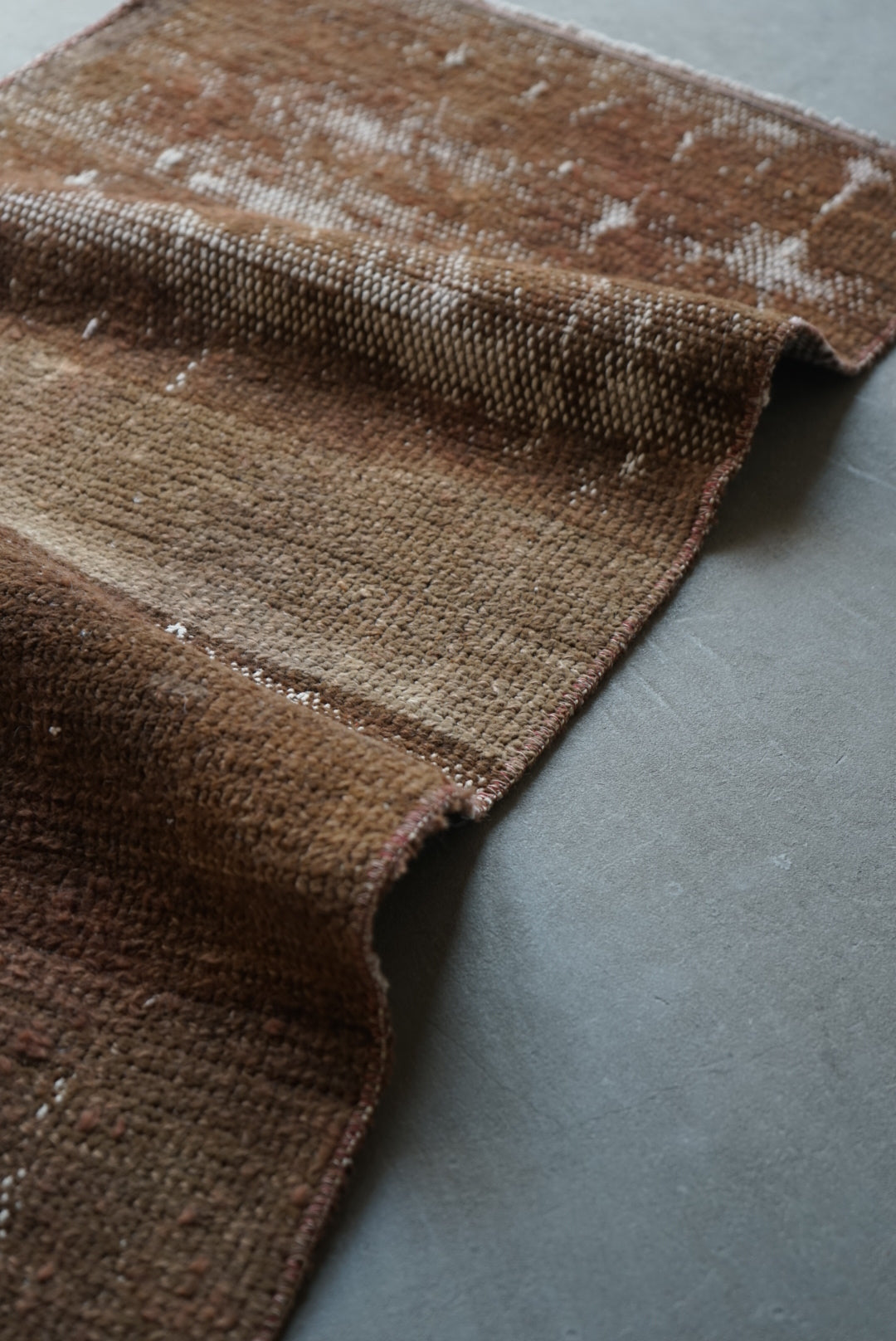 Türkiye Old Oushak Brown Runner size 1970年代 114 × 47 cm No.TR25250