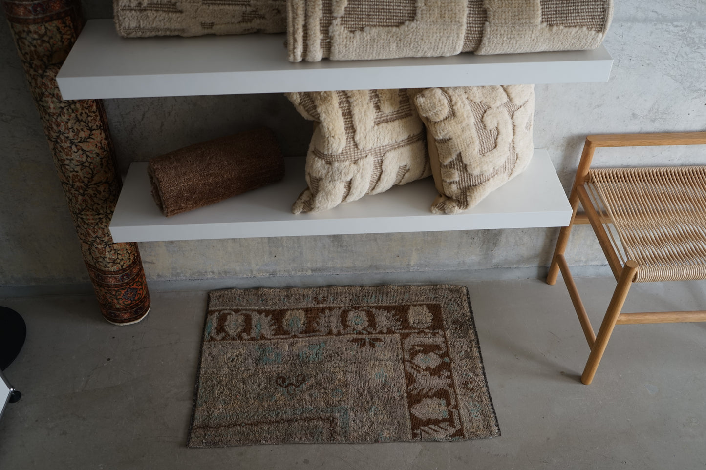 TURKEY VINTAGE SMALL GRAY RUG 78.5 × 54 cm No.TR25170