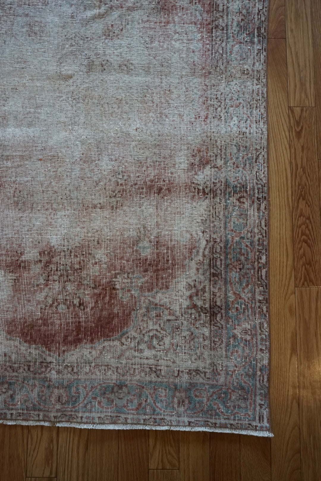 Türkiye Old Isparta Red , Clay blue , Medallion 1960年代 186 × 108 cm No.TR25456