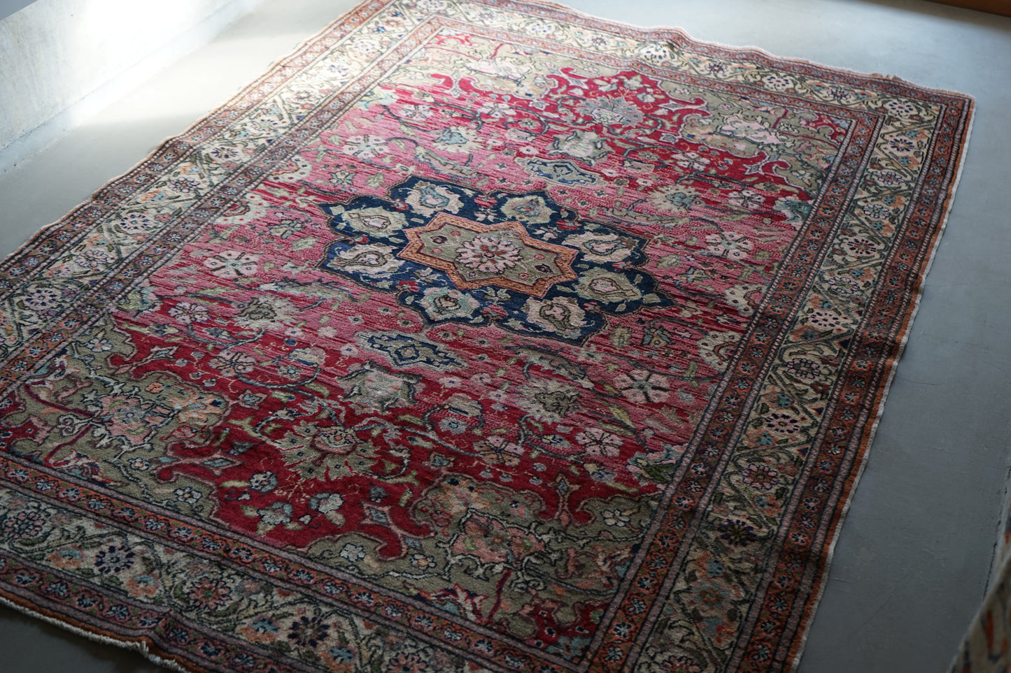 TURKEY OLD KAYSERI PINK 1950-1960年代 218 × 153 cm No.TR25192