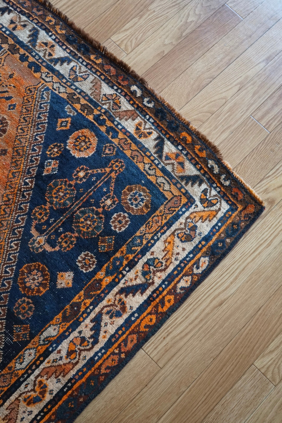 店頭販売 IRAN ANTIQUE SHIRAZ QASHQAI BASSERI 1870年代 217 × 150 cm