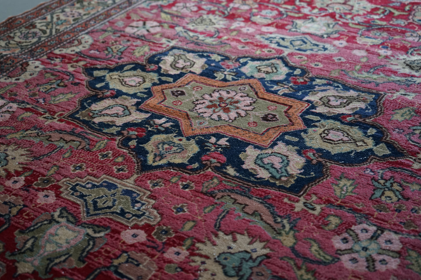 TURKEY OLD KAYSERI PINK 1950-1960年代 218 × 153 cm No.TR25192