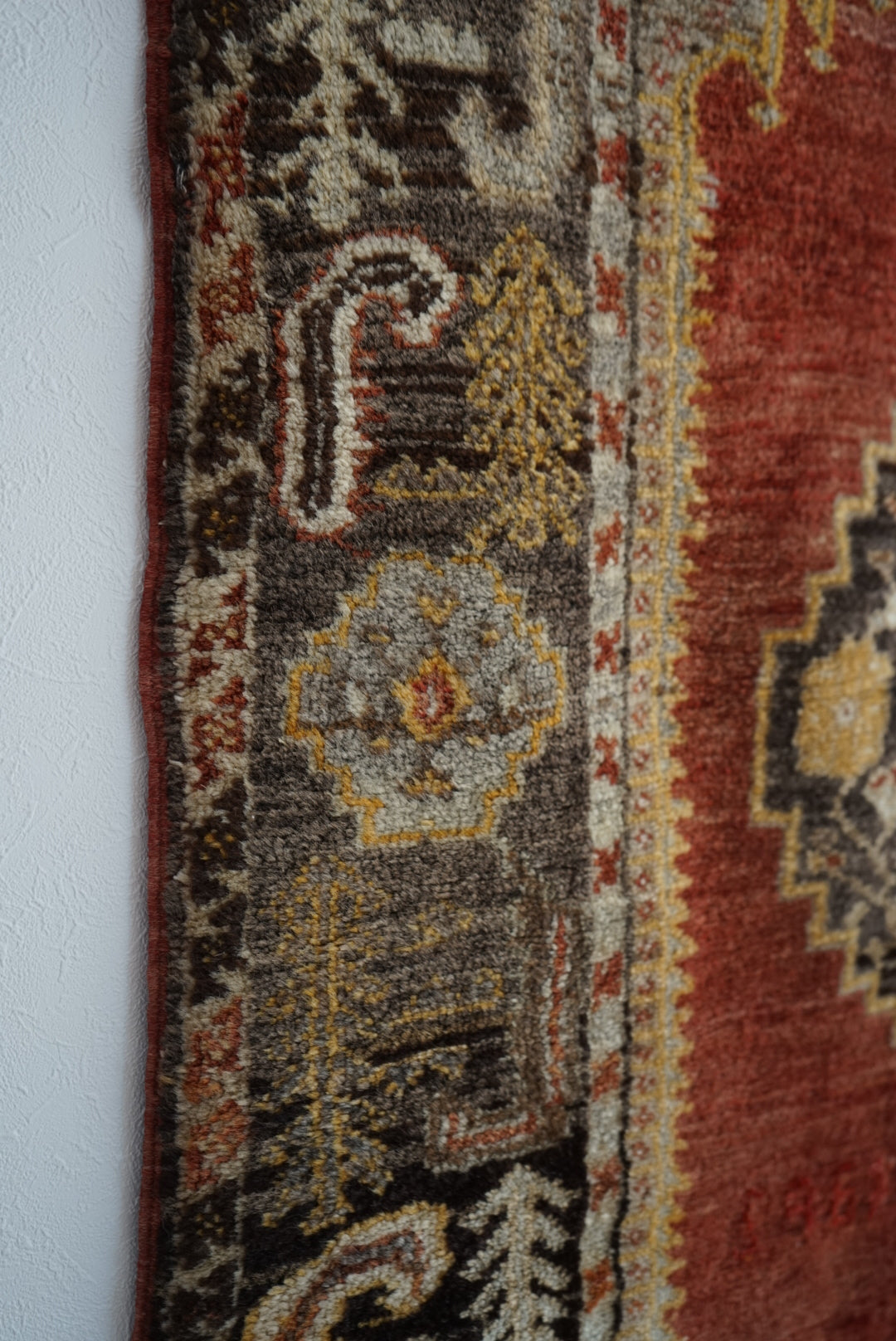 TRIBAL RUG TURKEY OLD KONYA OUSHAK 1965年代 164 × 115 cm No.TR25194