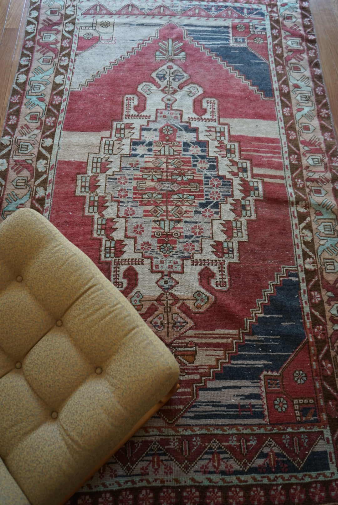 Türkiye Old Kayseri Medallion Modern Color 1970年代 257 × 145 cm No.TR25390