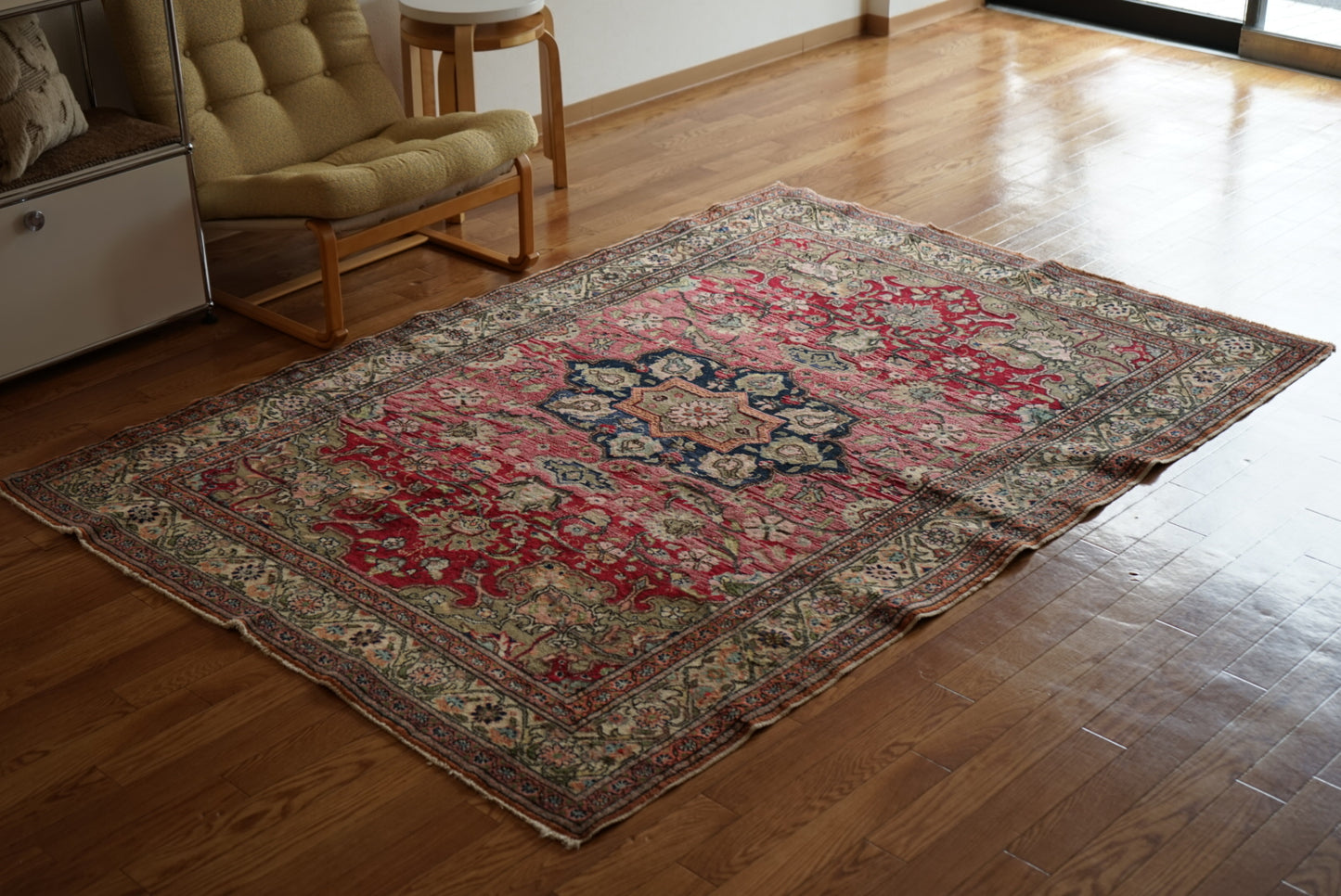 TURKEY OLD KAYSERI PINK 1950-1960年代 218 × 153 cm No.TR25192